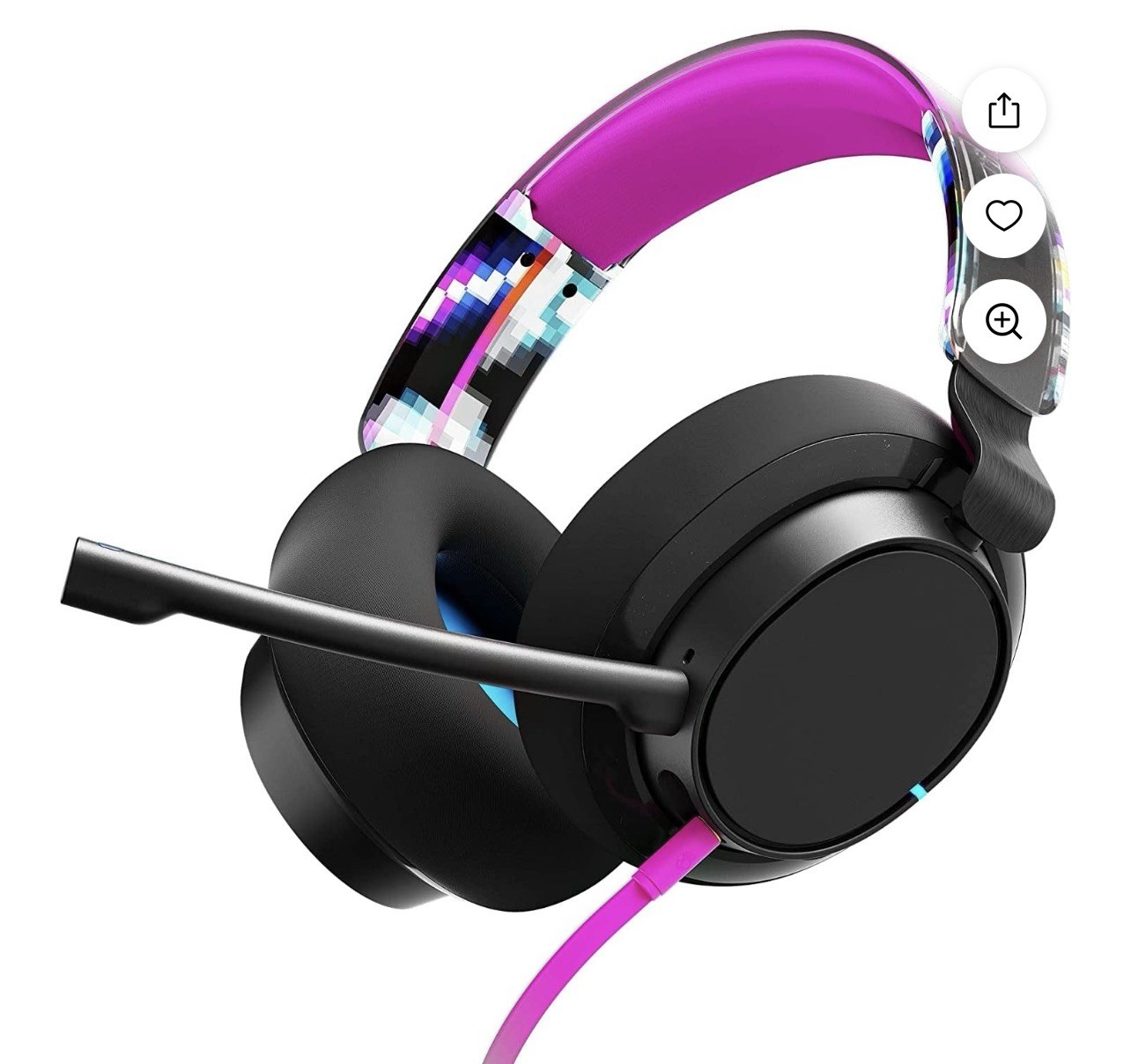 Skullcandy SLYR Wired Pro Over-Ear Gaming Mic- Playstation Mobile PC- Black- New