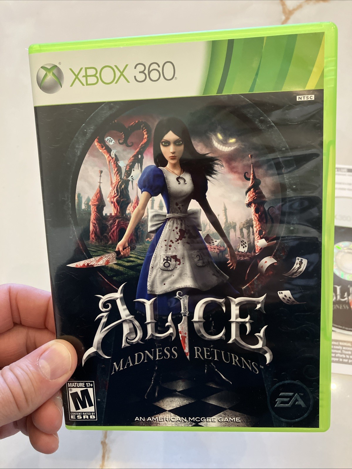 Alice: Madness Returns Xbox 360 CIB Complete W/ Manual & Insert Tested