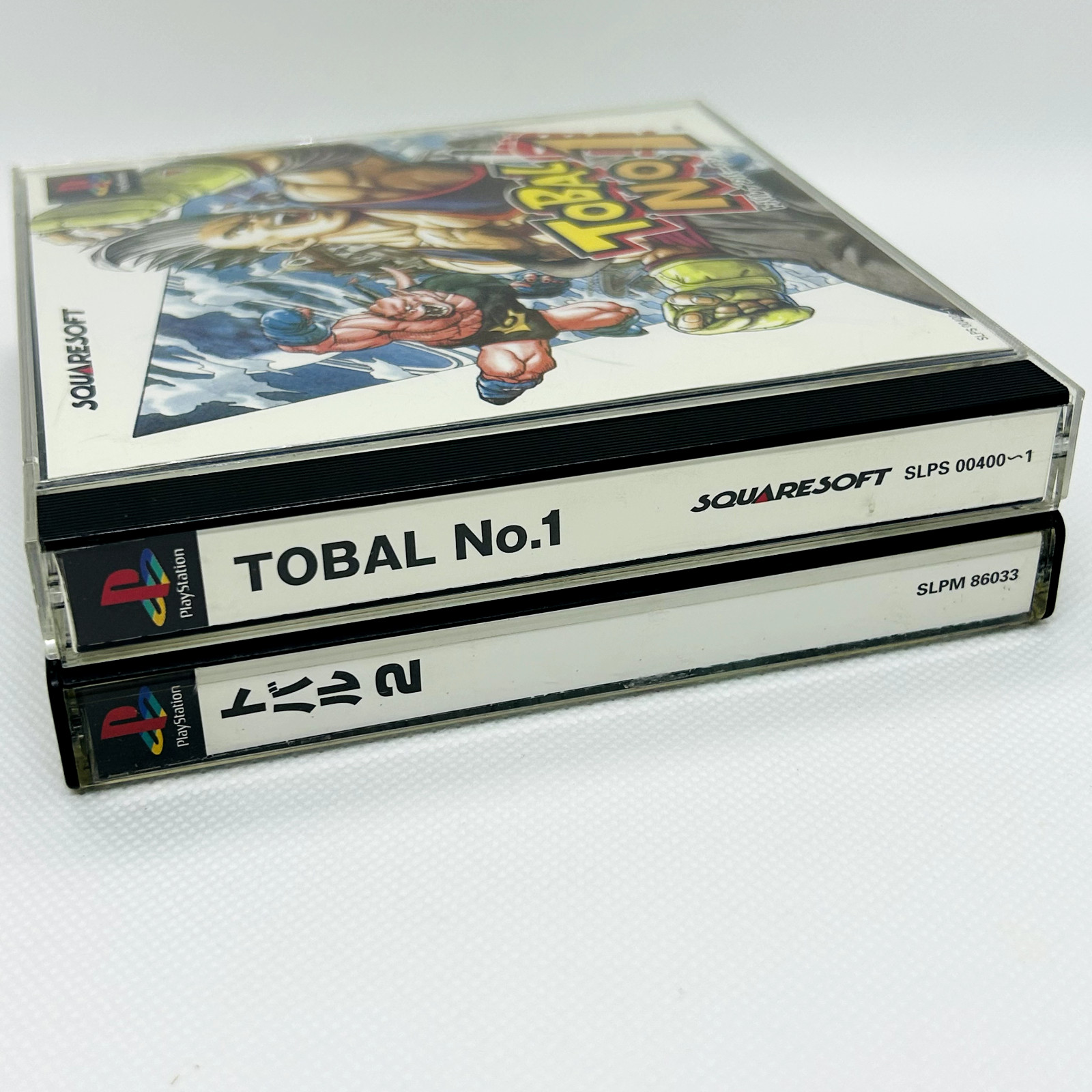 PS1 TOBAL 1 & 2 Set of 2 Games Square PlayStation Set of 2 Akira Toriyama Japan