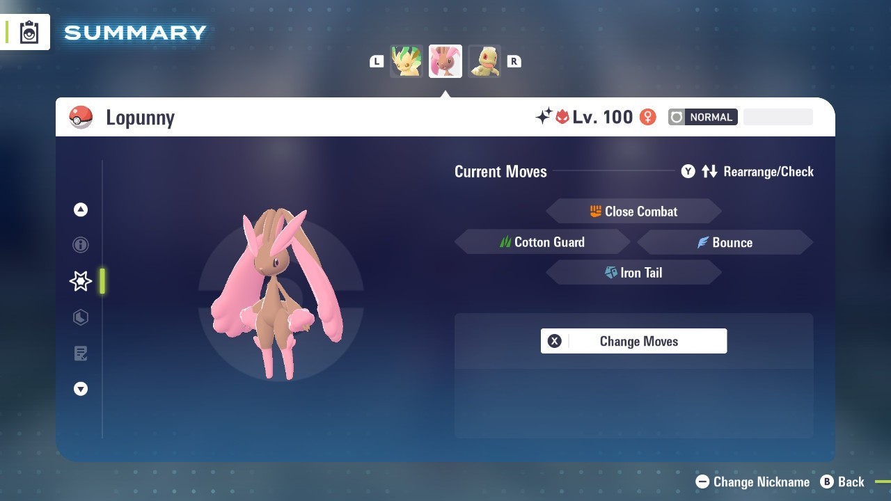 Pokemon Legends ZA ✨ 6IV Shiny Alpha Lopunny ✨Fast 🚀 Masterball Held