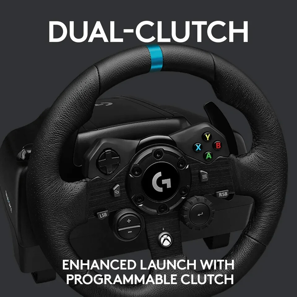 Logitech G923 Racing Wheel & Pedals for Xbox X|S, One, PC