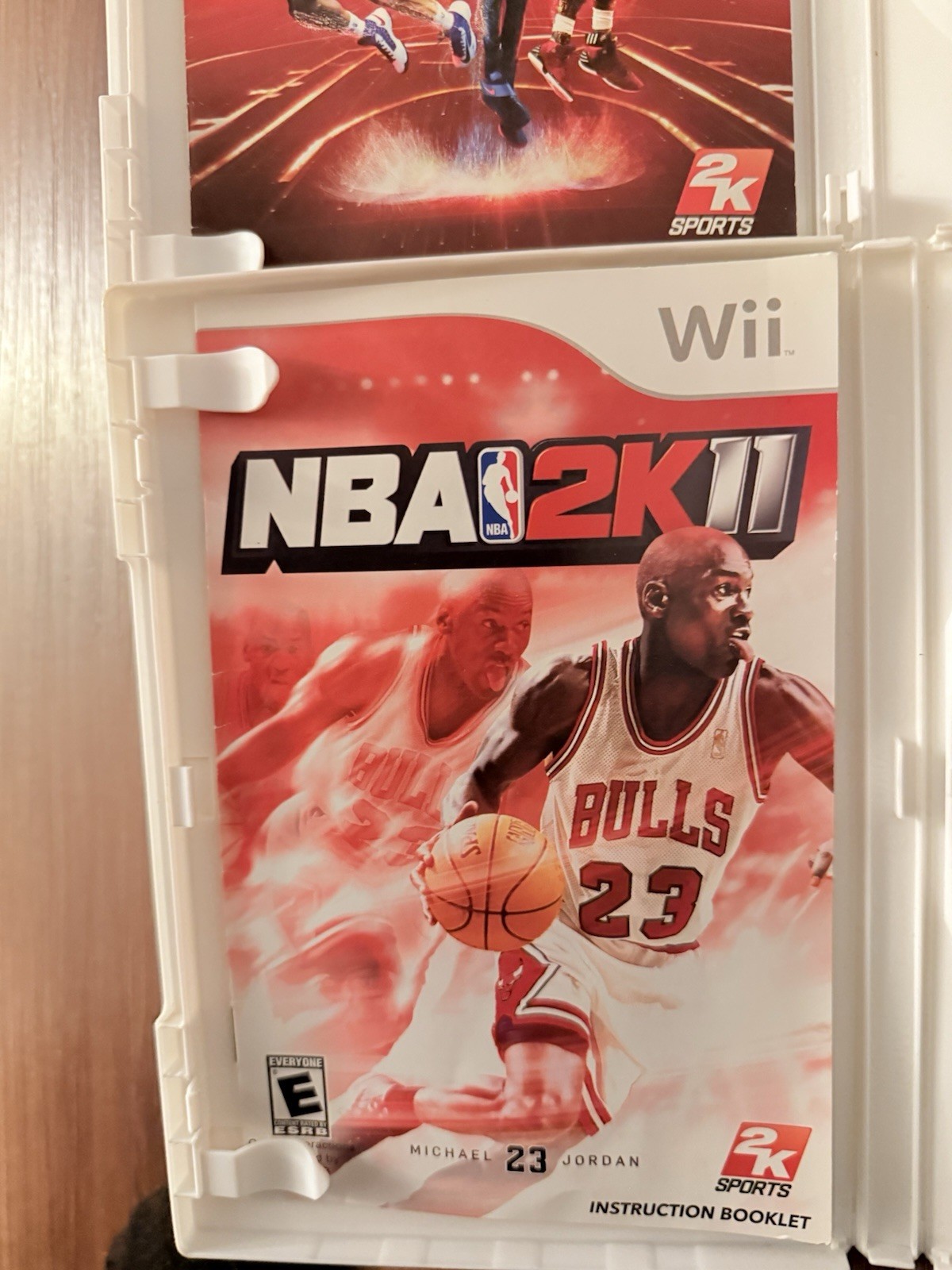 NBA 2K11 & NBA 2K13 Nintendo Wii Bundle Basketball Games Michael Jordan Jay Z