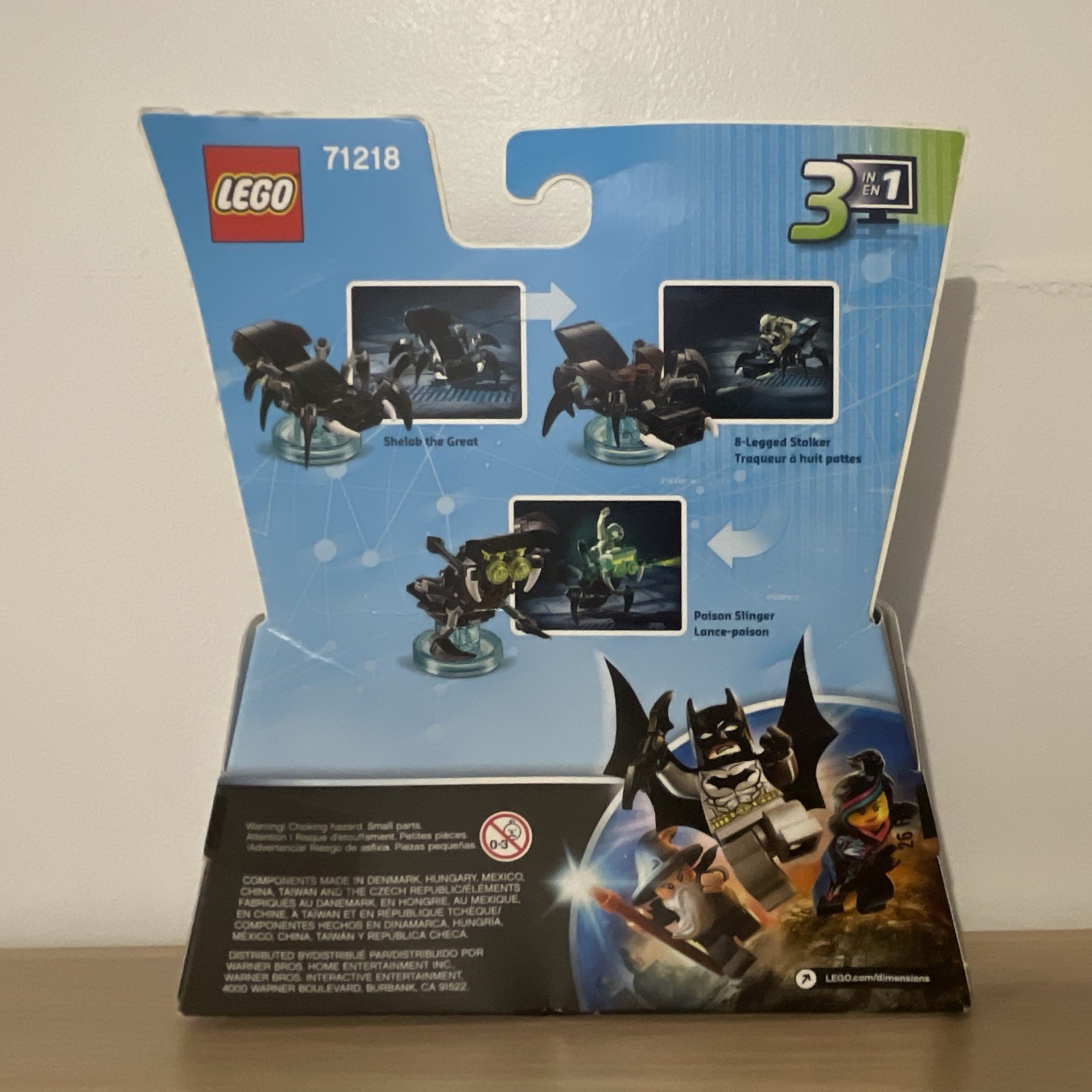 LEGO Dimensions 71218 Fun Pack Lord of the Rings Gollum & Shelob 3-in-1