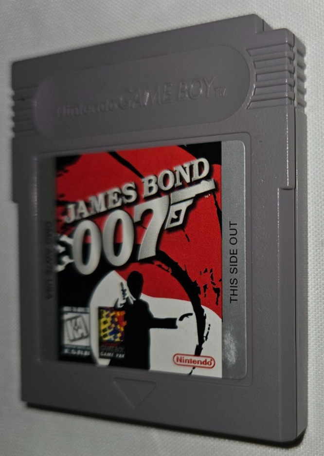 James Bond 007 Cartridge Only Authentic Nintendo Game Boy New Battery USA 1998