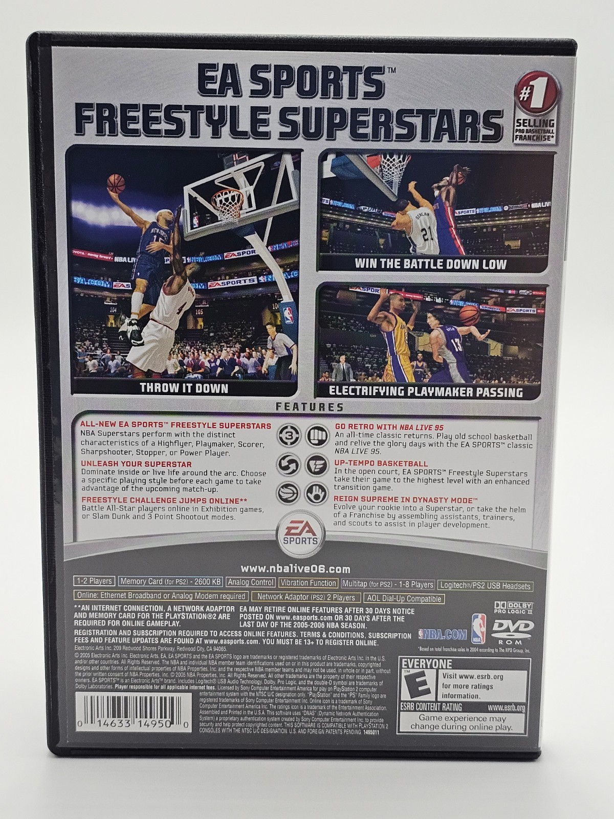 Sony Playstation 2 PS2 NBA Live 06 CIB Cleaned & Tested