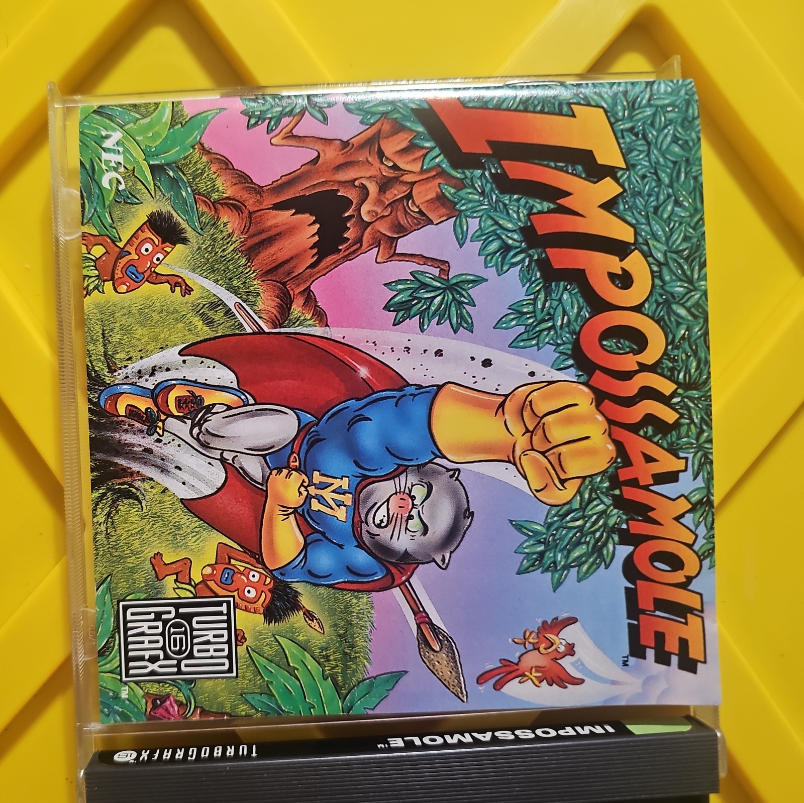 Vintage Impossamole TurboGrafx-16 Box 16-Bit Adventure Video Game TG16