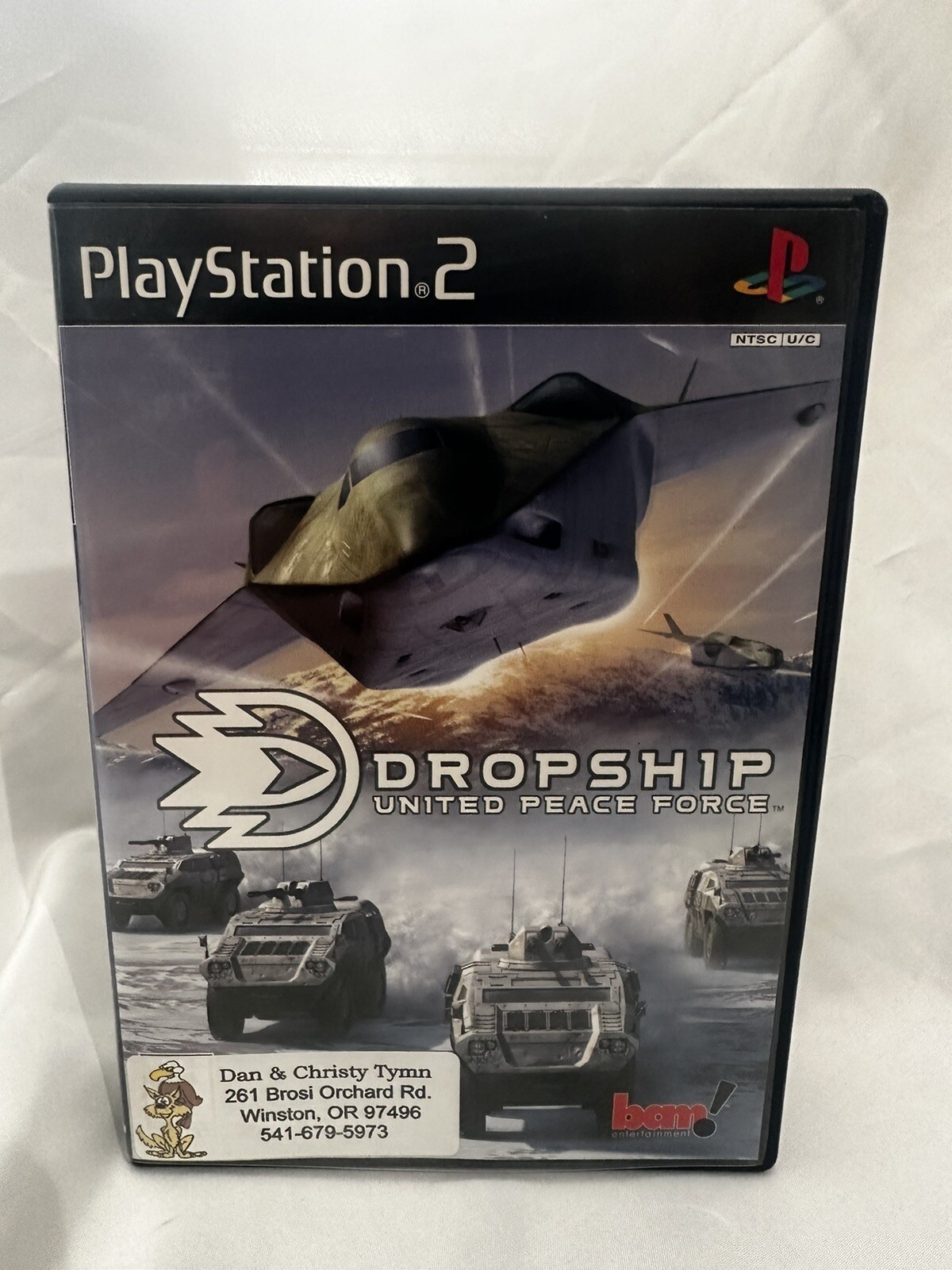 Dropship United Peace Force Sony PlayStation 2 PS2 2002 CIB TESTED & Working