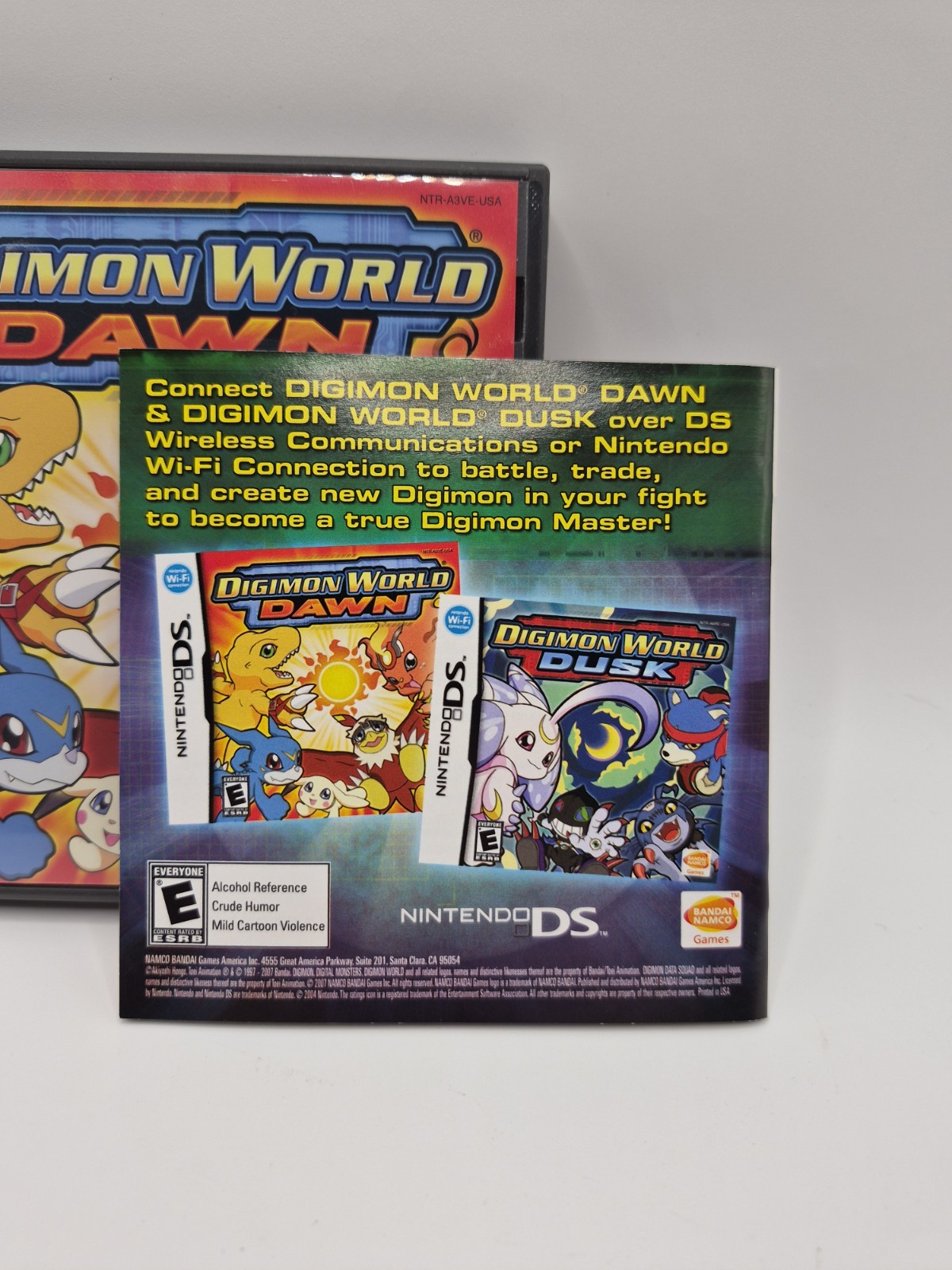 Digimon World: Dawn (Nintendo DS, 2007) with Stickers CIB Mint Rare Retro Tested