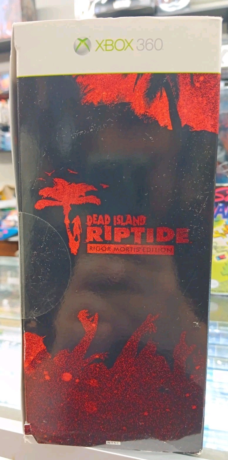 Dead Island Riptide Collectors Ed. Xbox 360. Game Factory Sealed, Box Open.