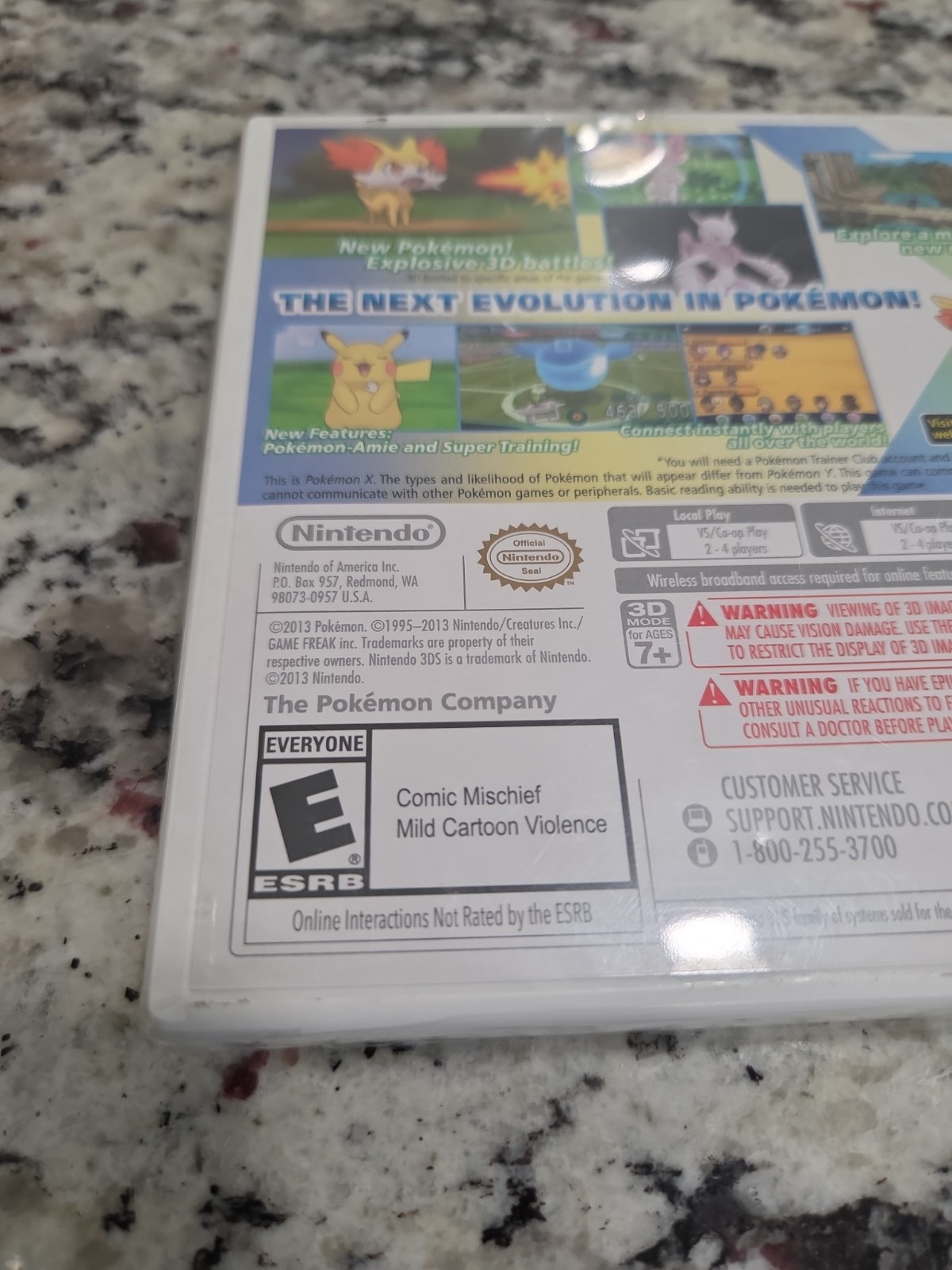 Pokemon X Nintendo 3DS – Brand New & Factory Sealed!