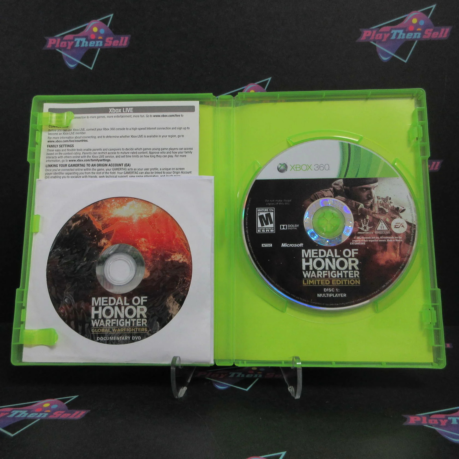 Medal of Honor Warfighter Limited Edition Xbox 360 + DVD Complete – Very Good –