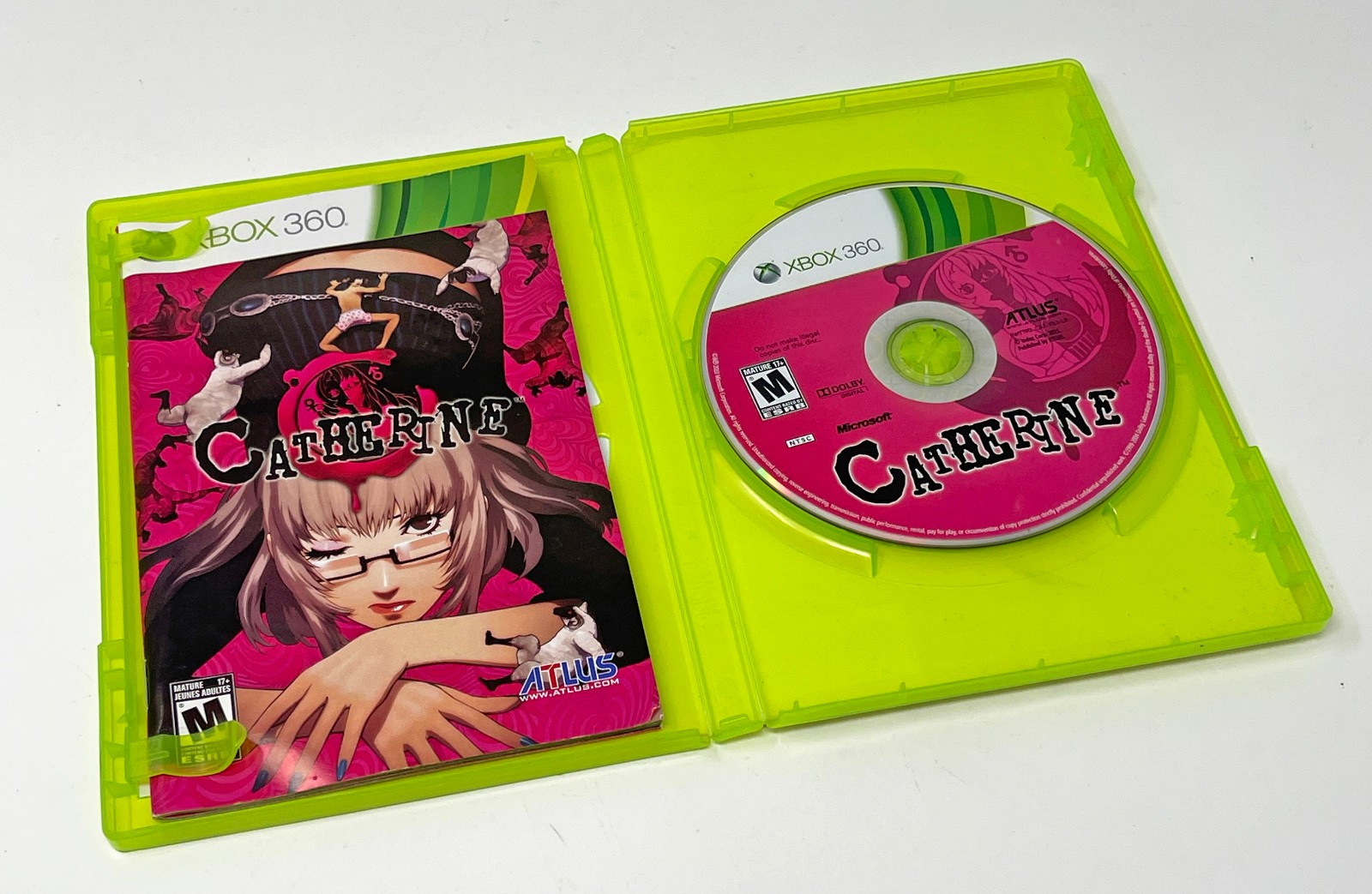 Catherine XBOX 360 with Manual Used Tested Works