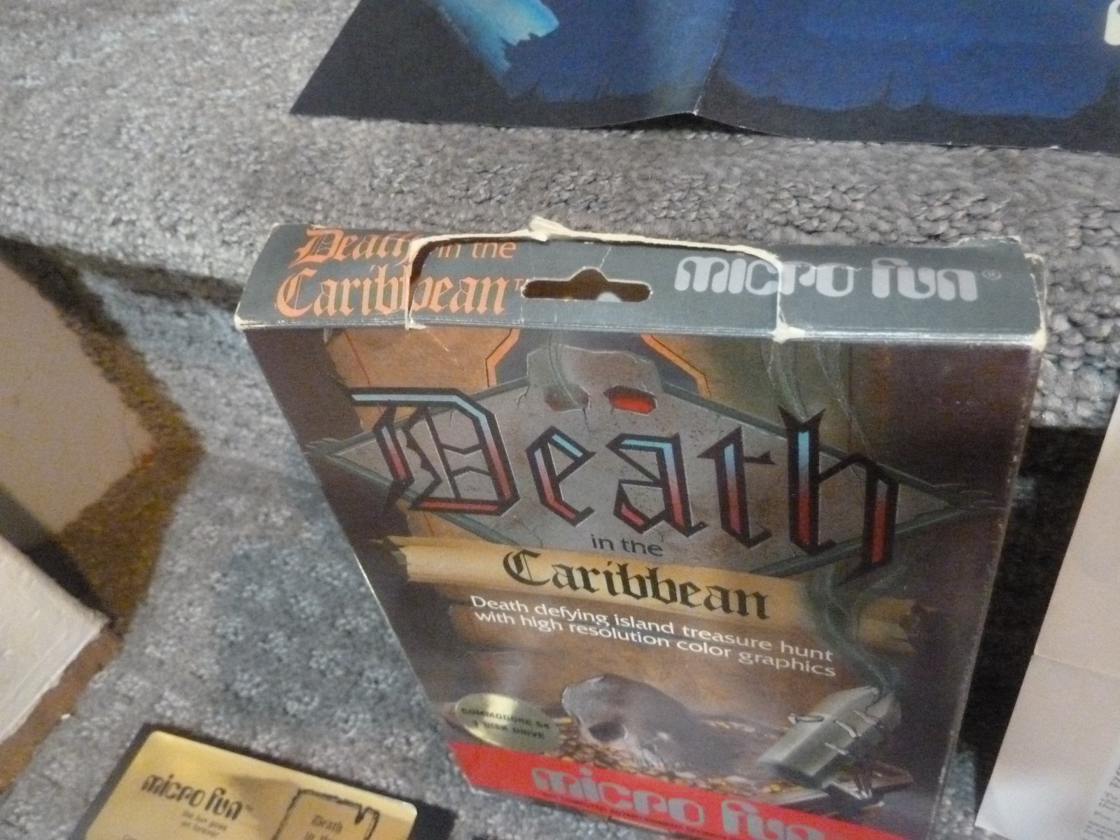 1983 Death in the Caribbean Commodore 64 Disk Complete RARE vintage game