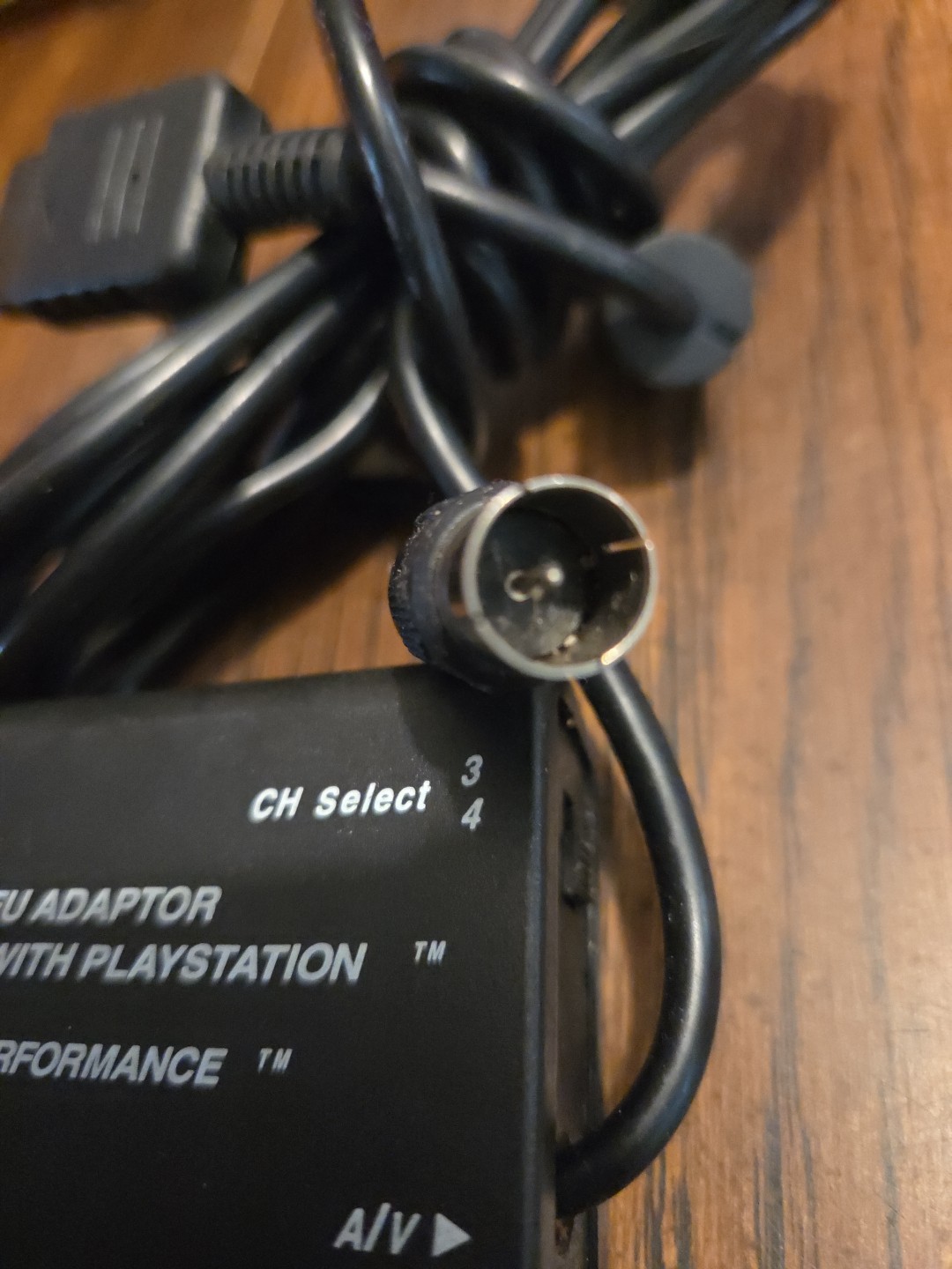 Sony PlayStation 1 RFU Adapter Coaxial Video Cable By Performance