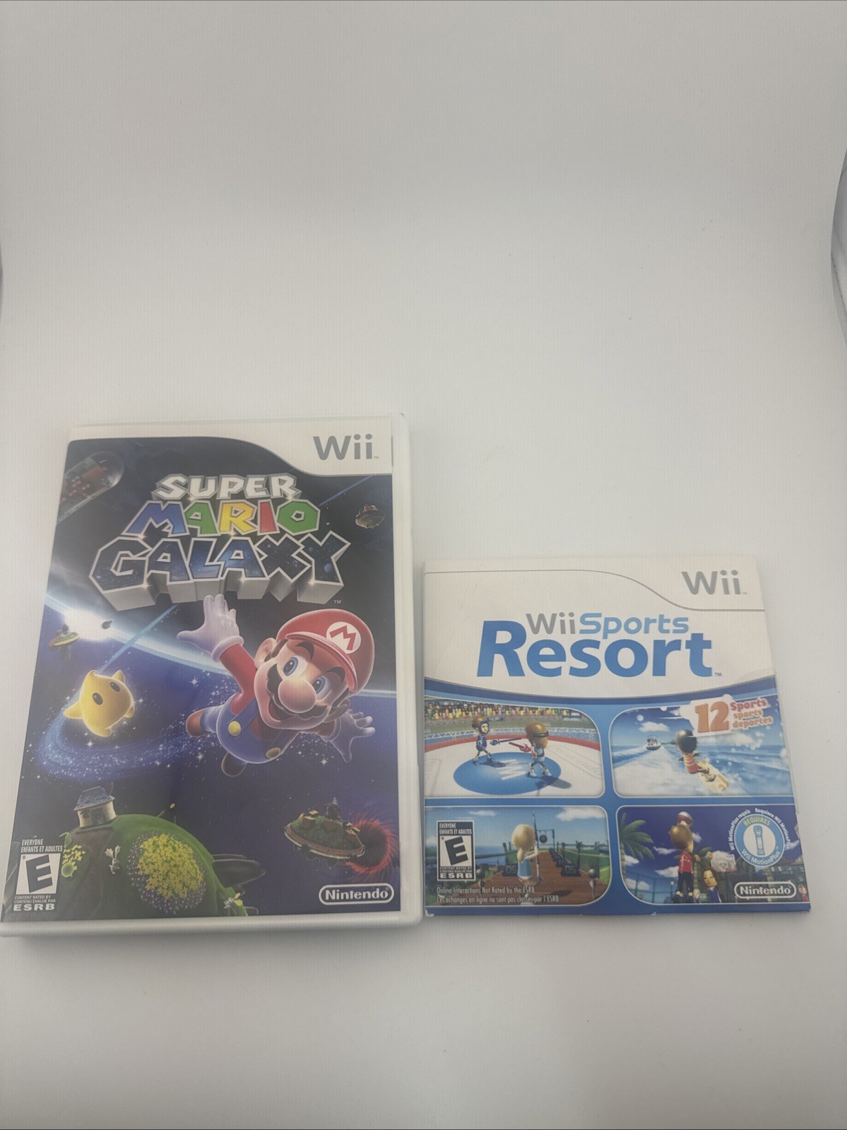 Super Mario Galaxy And Wii Sports Resort (Nintendo Wii, 2007 And 2009)
