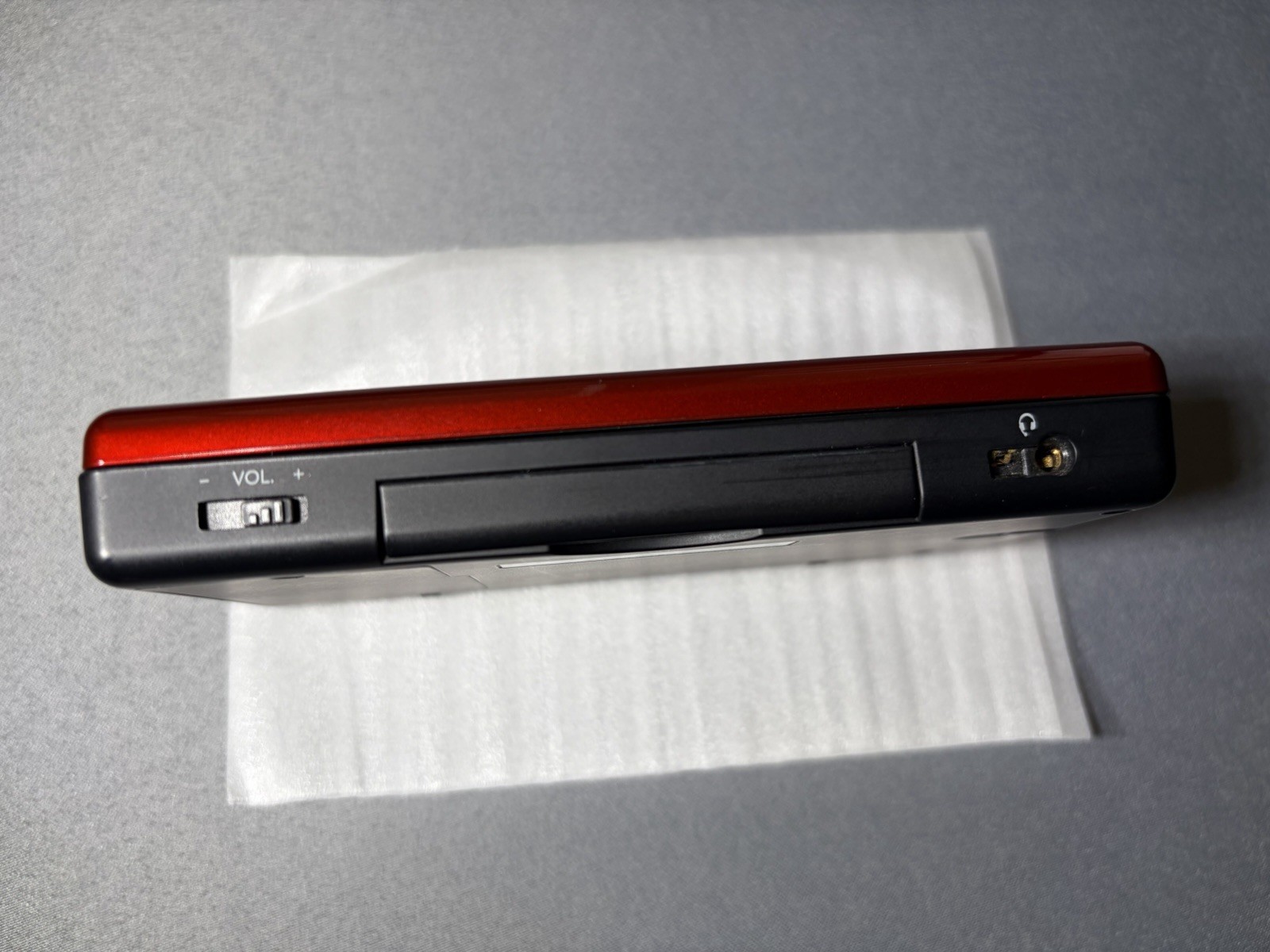 Nintendo DS Lite Crimson Red Black Handheld Console Complete Great Condition