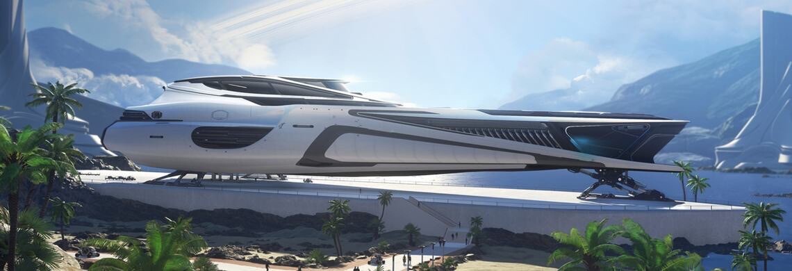 Origin 890 JUMP Star Citizen Capital Ship 5yr Insurance Includes 85X Craft