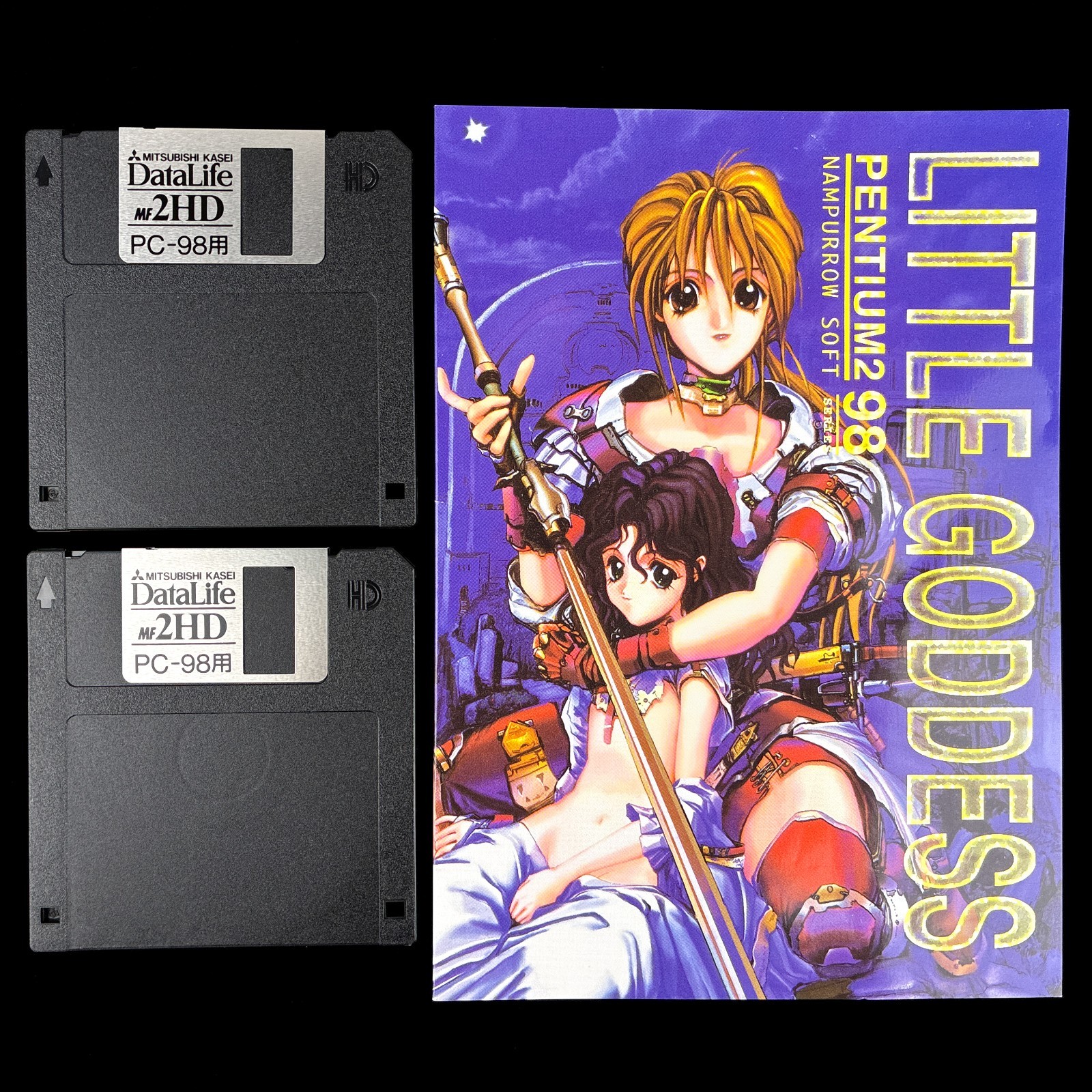 1994 NAMPURROW SOFT LITTLE GODDESS 3.5″ PC-98 PC-9801 Adventure RPG Doujin Game