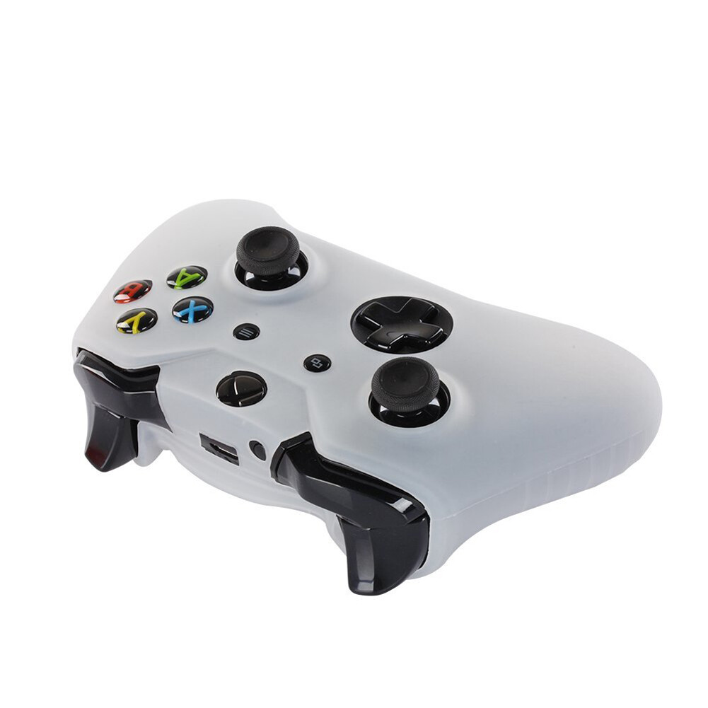 Silicone Soft Rubber Gel Grip Case Skin Cover+Thumbstick Cap Xbox One Controller