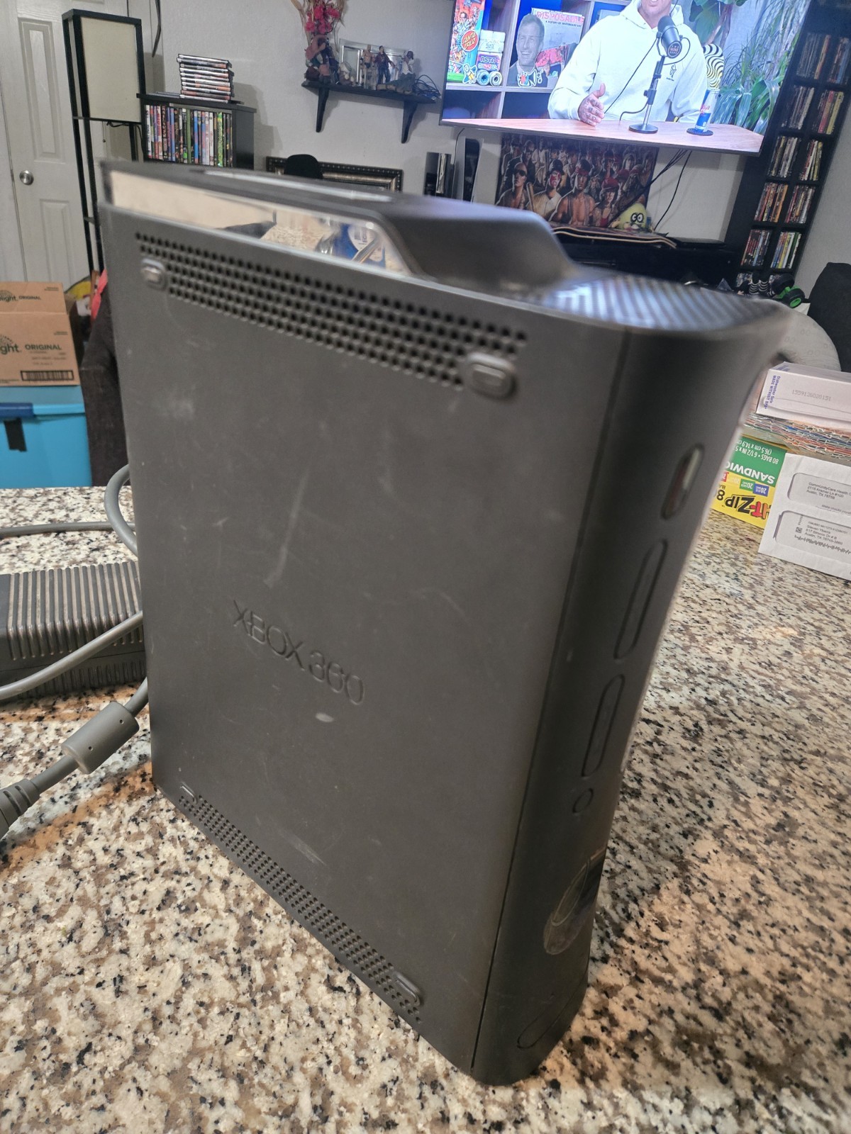 Microsoft Xbox 360 Elite 120GB Console – Black With Cords Tested Working