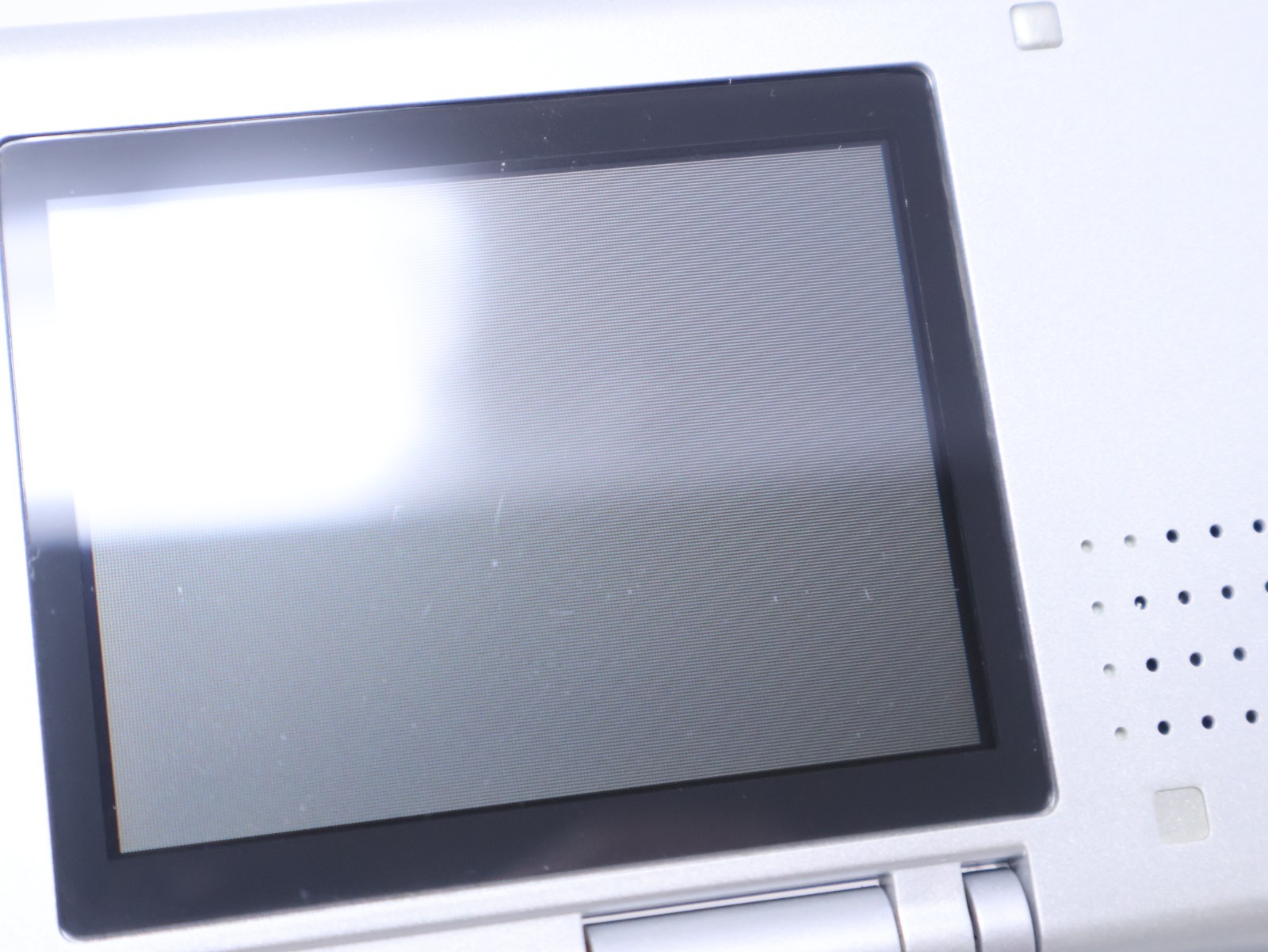 Nintendo DS Handheld Console Tested Working Titanium Silver w/ Charger & Stylus