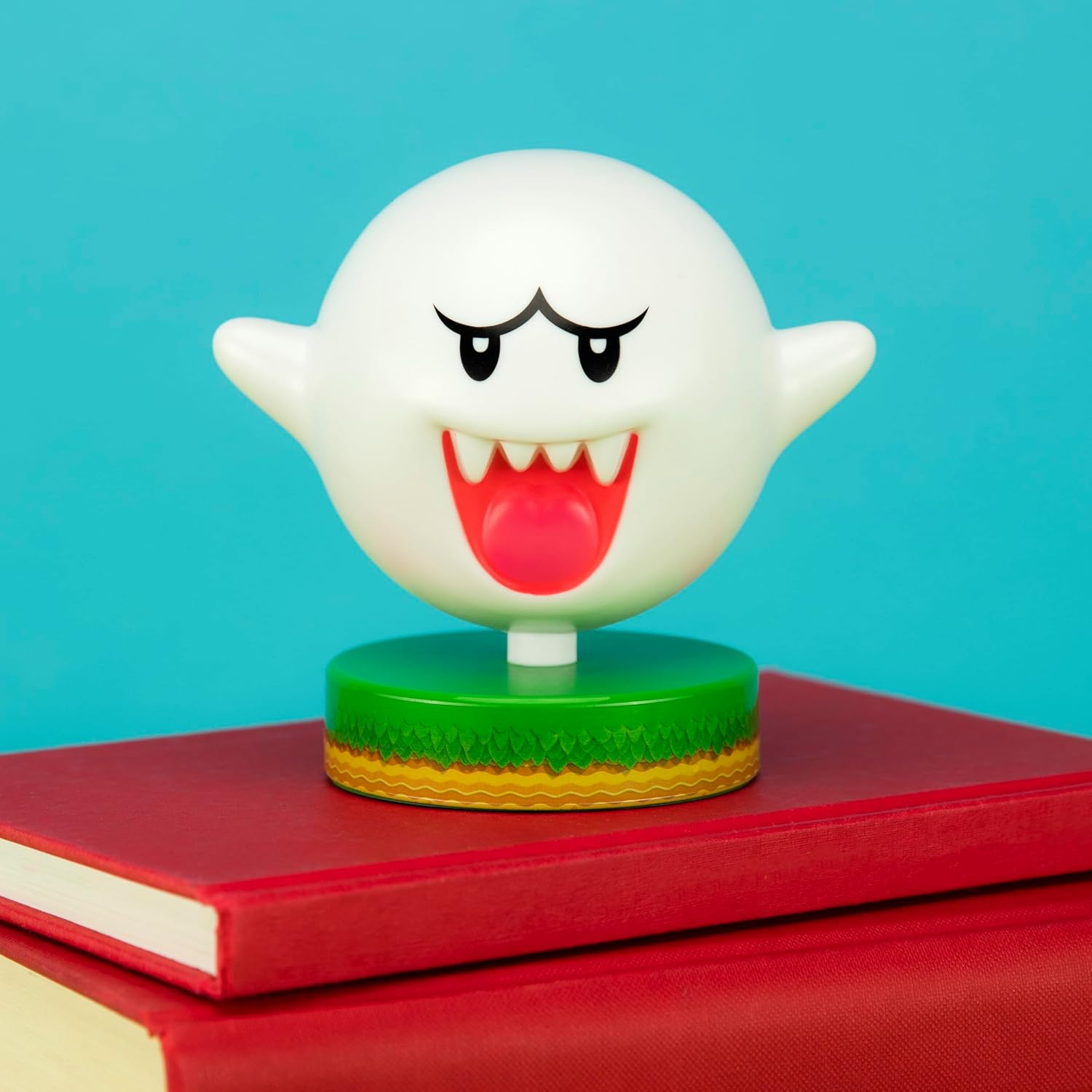 Super Mario Icons Boo Light – 10Cm LED Character Light, Battery Powered, Officia