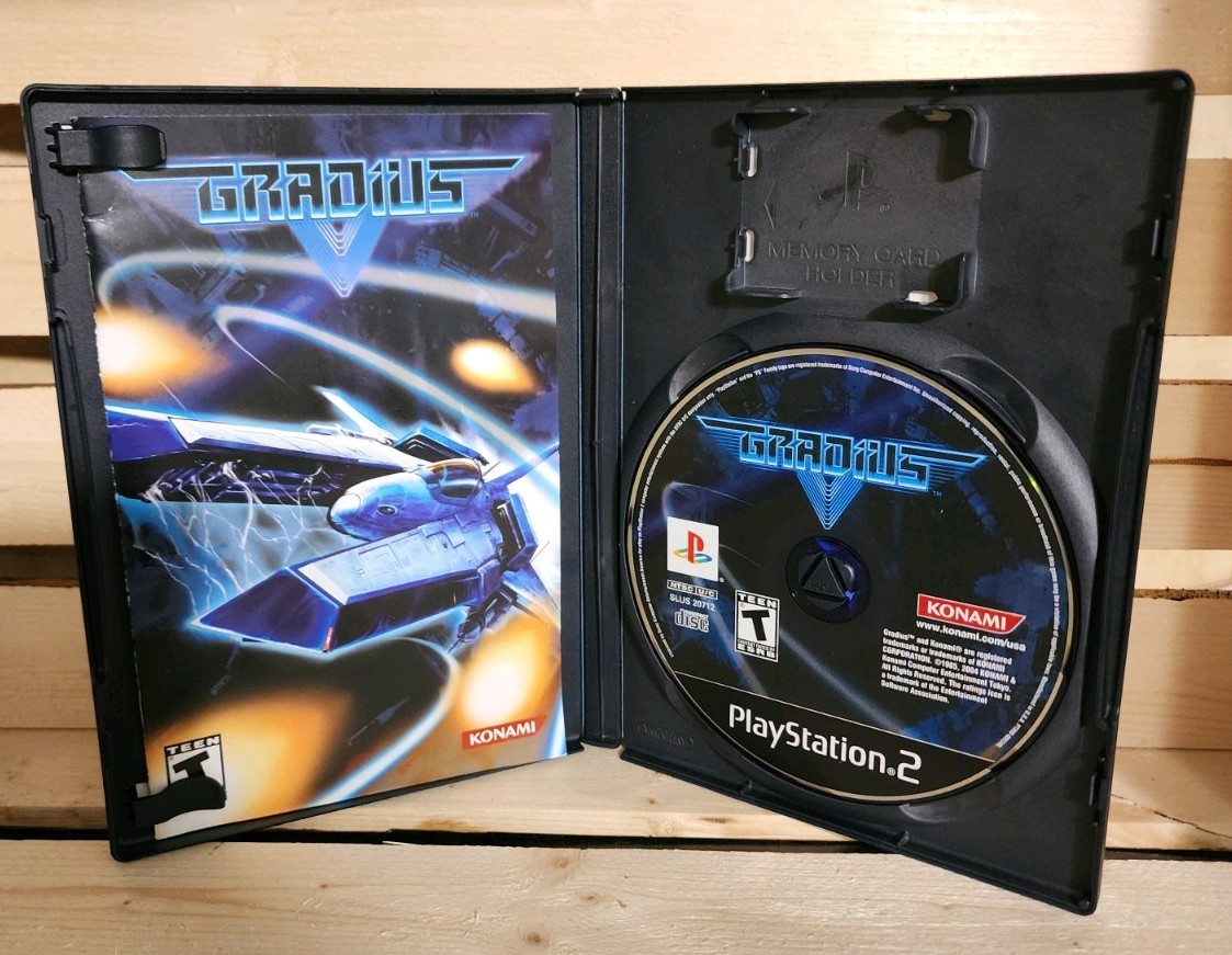 Gradius V PS2 Sony PlayStation 2 Konami CIB Video Game Shooter