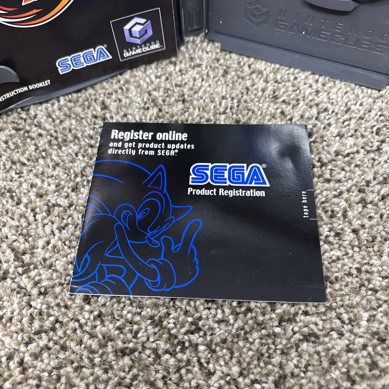 Sonic Adventure 2 Battle (Nintendo GameCube, 2004) CIB With Registration Card