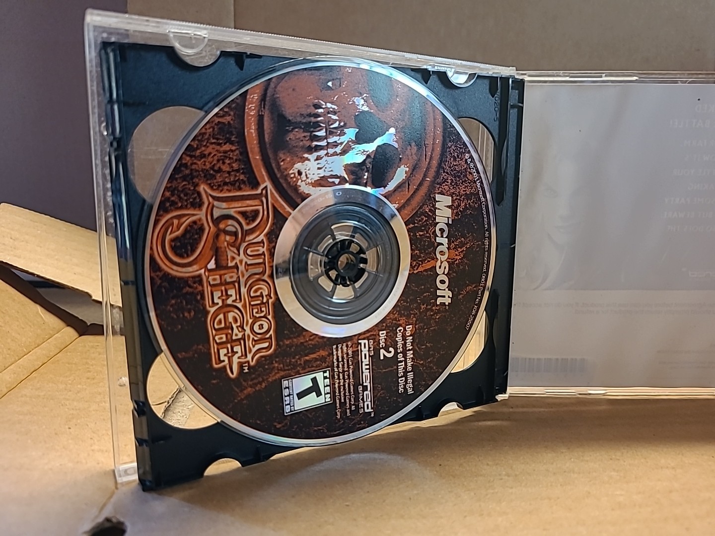 Dungeon Siege (PC, 2002) No Manual