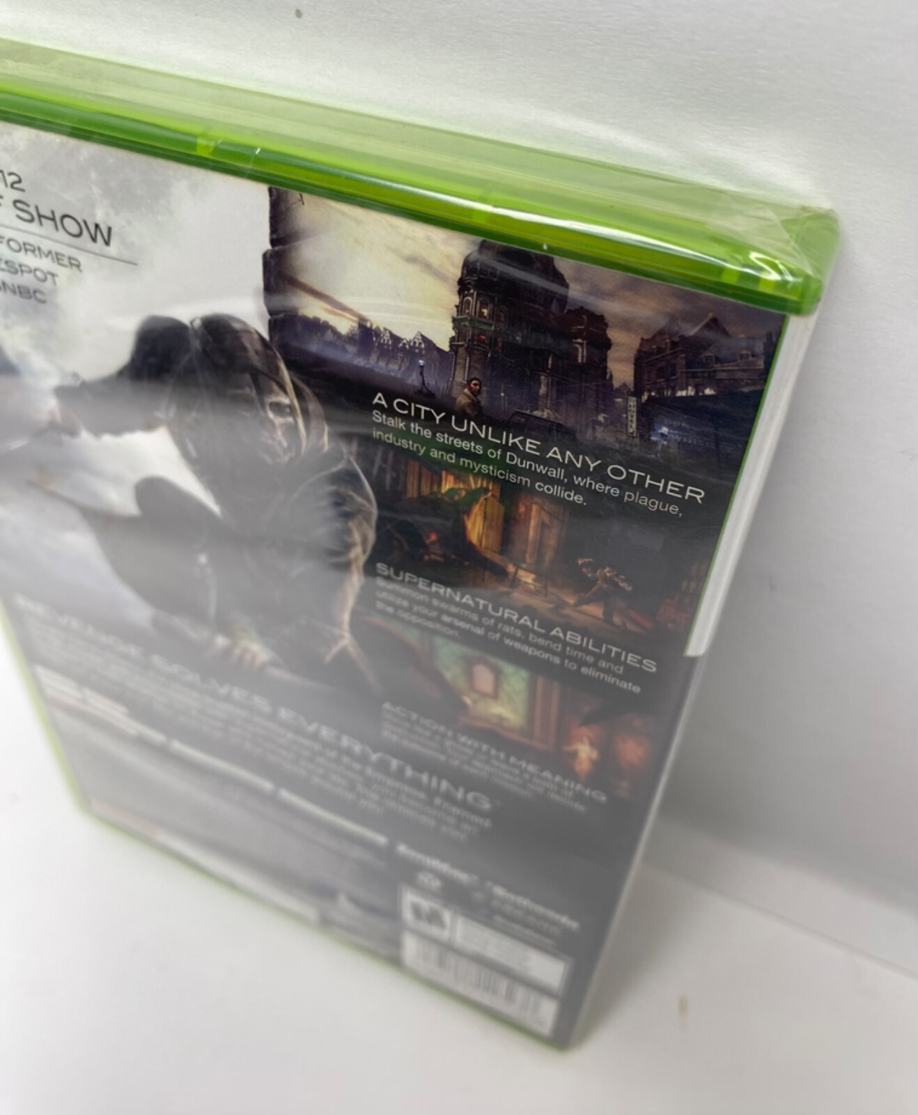 2012 Dishonored Microsoft Xbox 360 video game sealed new in box Arkane Studios