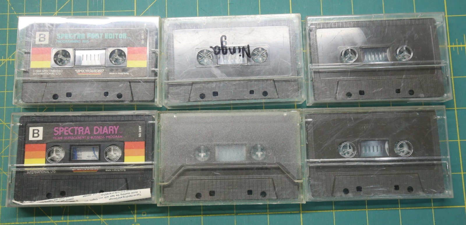 Lot of 6 Spectravideo SVI‑318/328 Cassettes All Untested