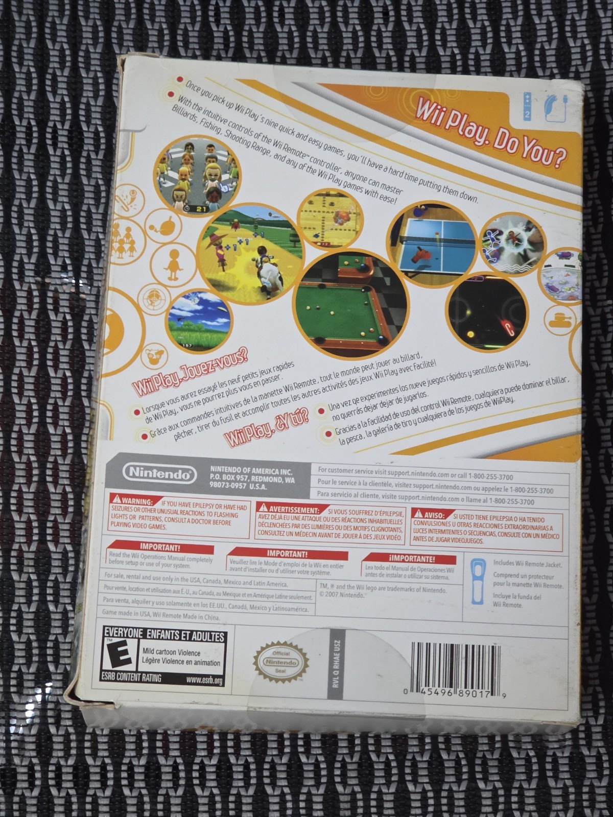 New Sealed Wii Play Nintendo Wii Big Box With Bonus Wii Remote Controller