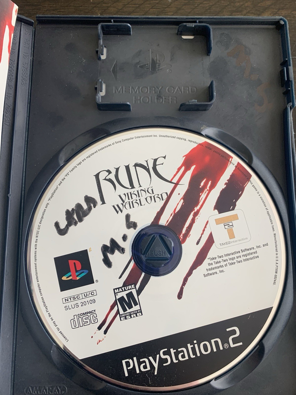 Rune: Viking Warlord PS2, Take 2 Interactive, Action, Manual Included