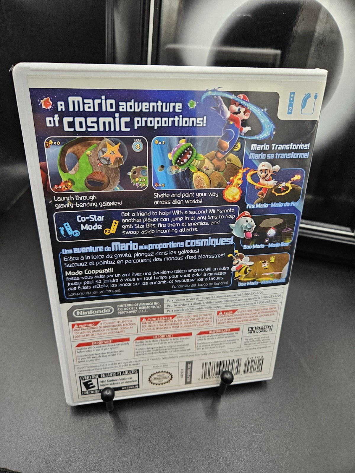 Super Mario Galaxy / Nintendo Wii / CIB / Clean / Tested / Read