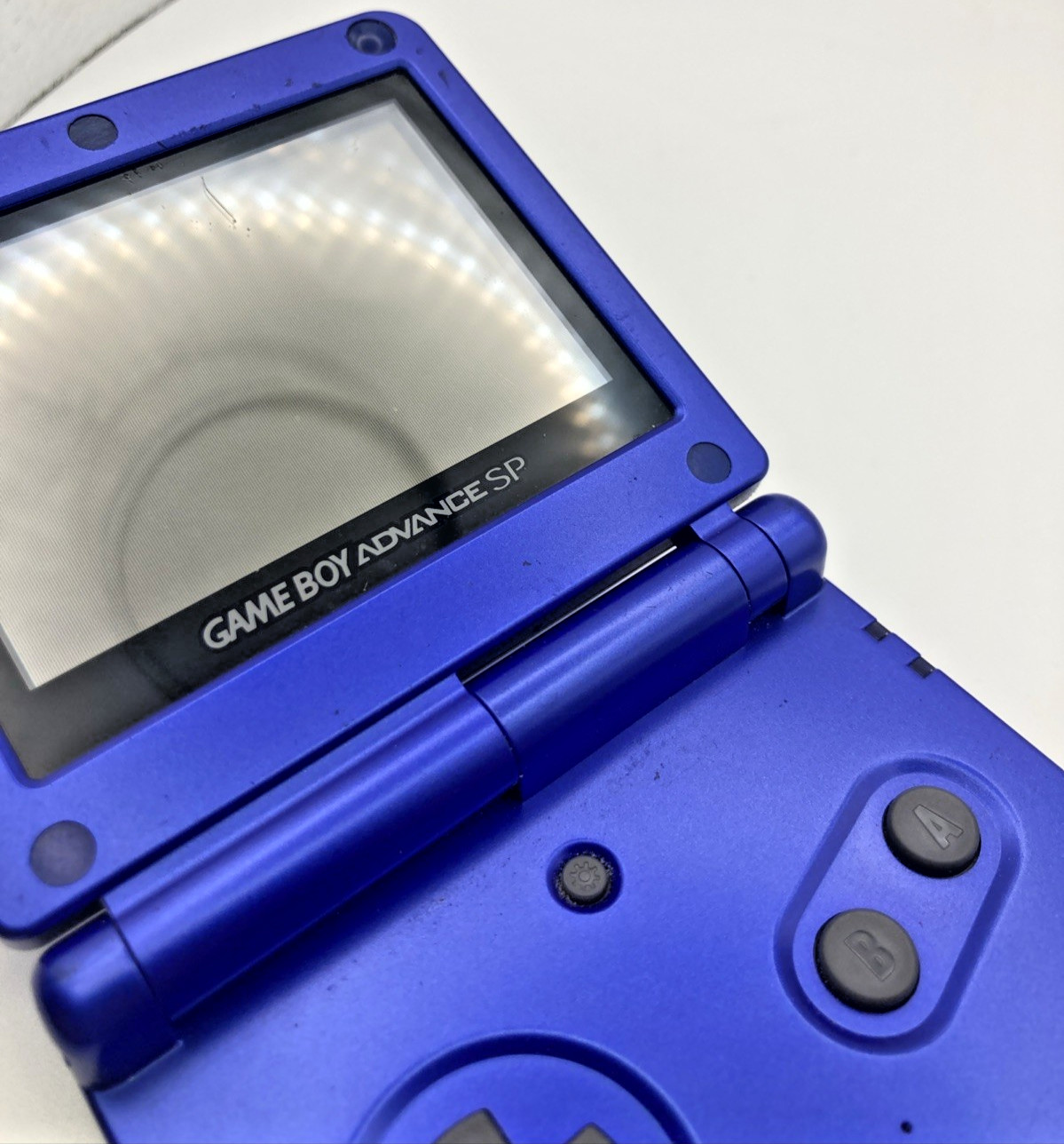 Nintendo Game Boy Advance SP Cobalt Blue Handheld System AGS-001 For Parts GBA