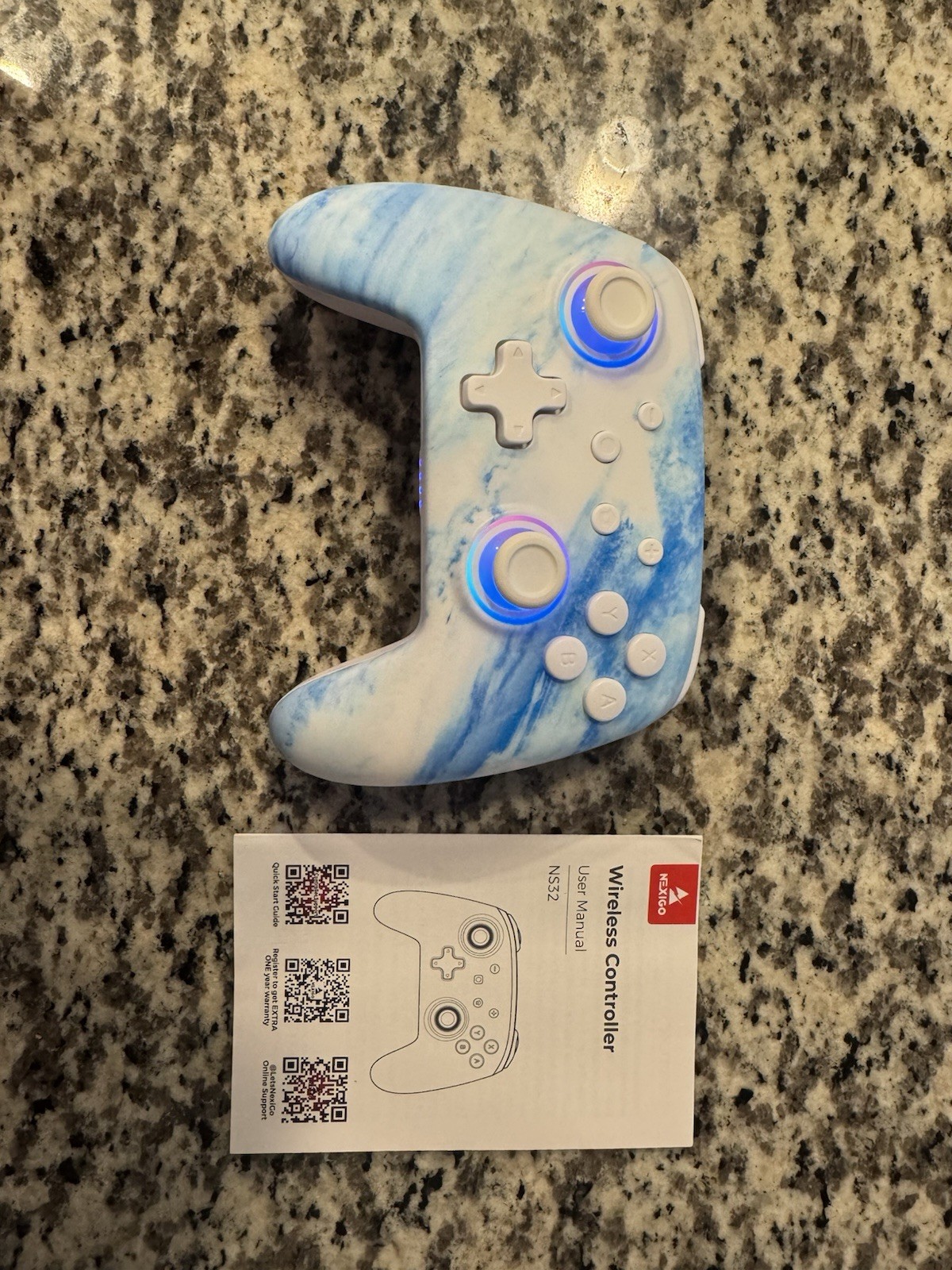 Nintendo Switch 1 Wireless Controller NS32 Multi Color Used Good Condition
