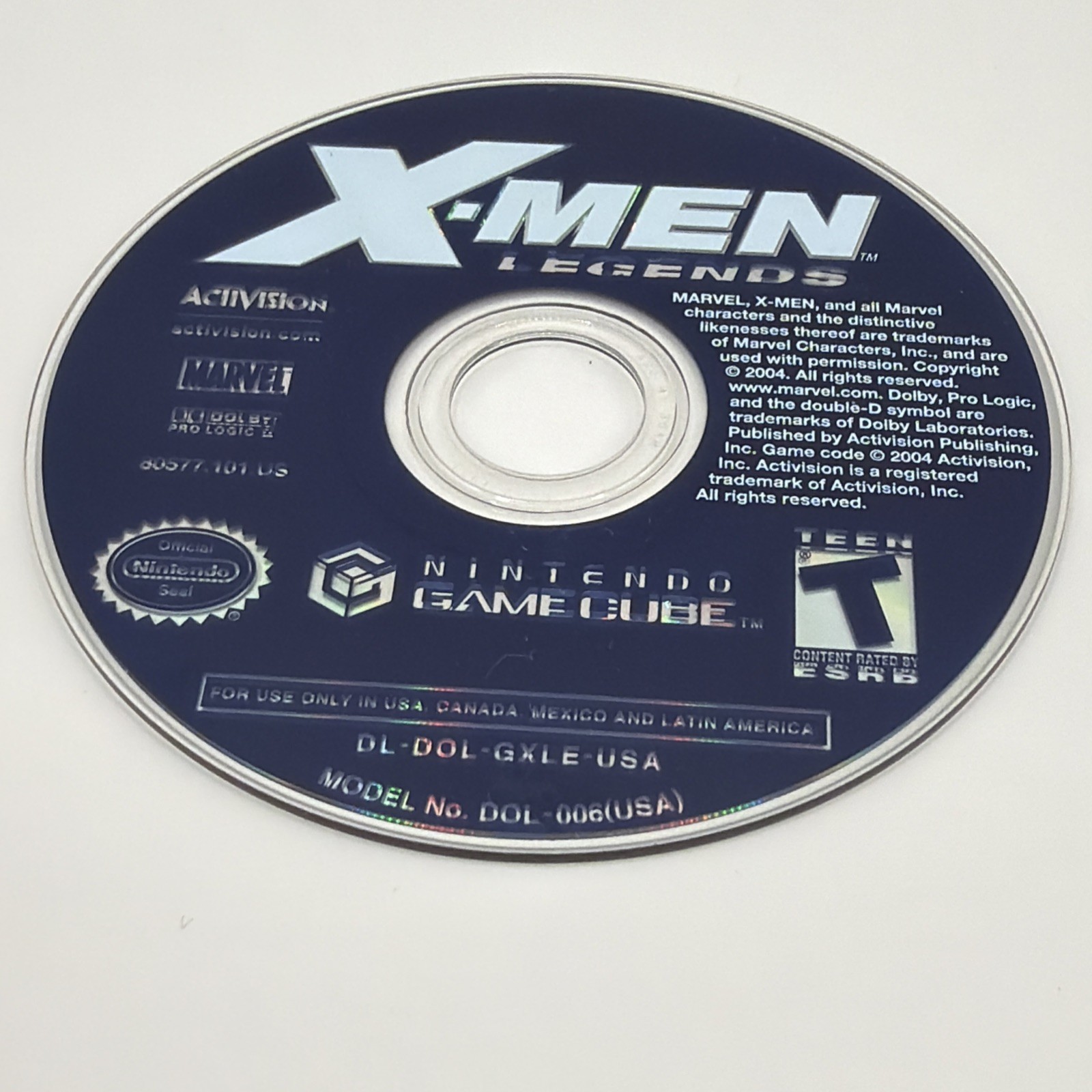 X-Men Legends (Nintendo GameCube, 2004) Tested And Working W/ Manual