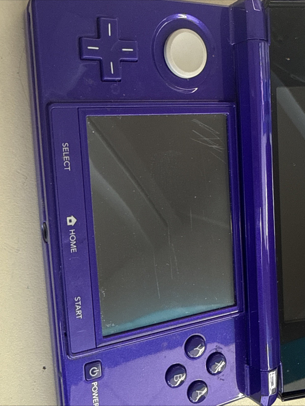 Nintendo 3DS Midnight Purple Portable Gaming Console W/ 13 Games