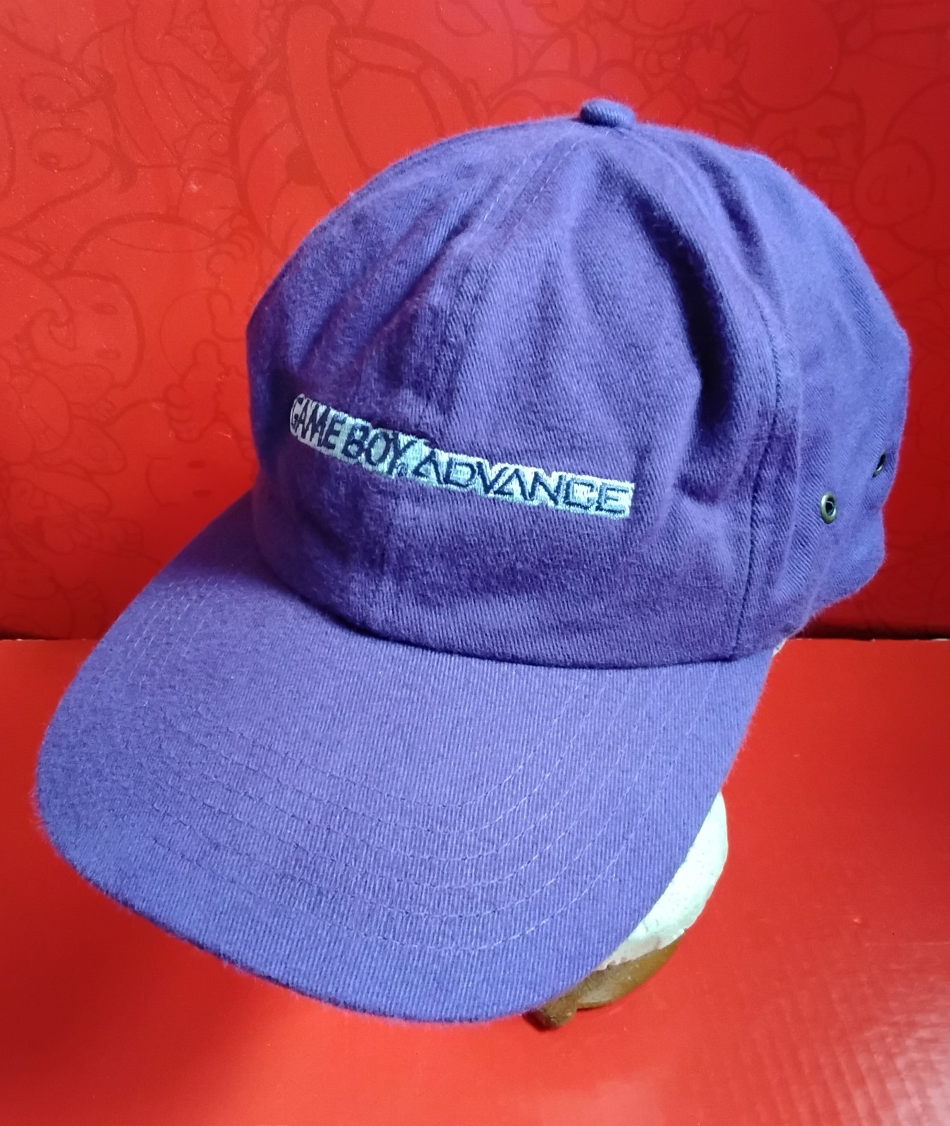 Authentic 2001 GameBoyAdvance Promotional hat, Purple/ Indigo, Mint, Nvr Usd!