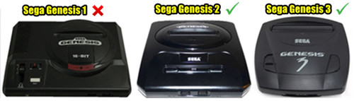 6Ft AV Cable & TV Converter Adapter for Sega Genesis 2 & 3 Console System NEW