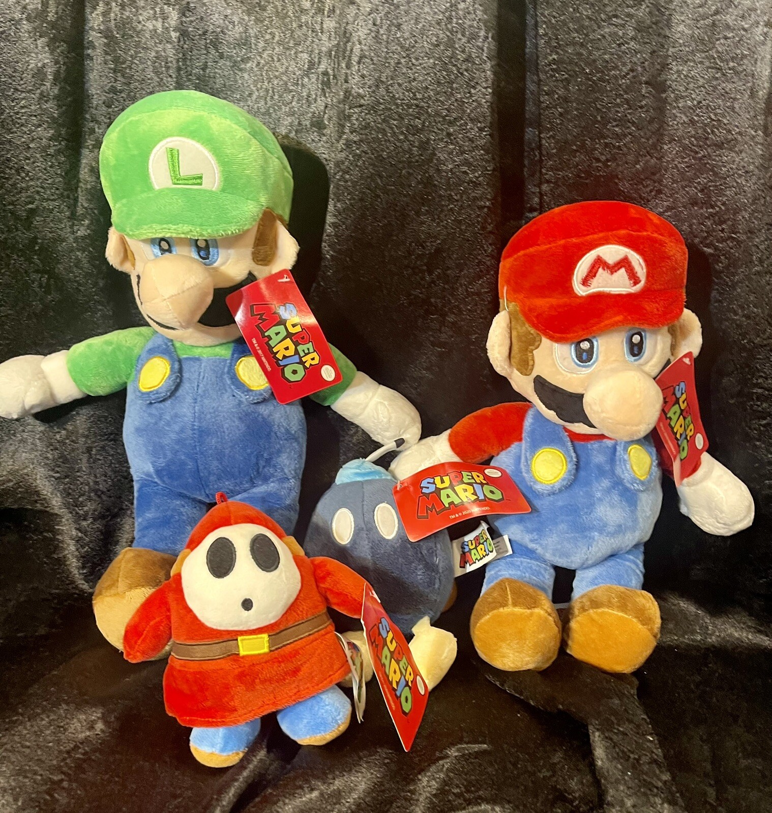 Nintendo Super Mario Video Game Plush Luigi Bob Omb Shy Guy 2018 2020 Brothers