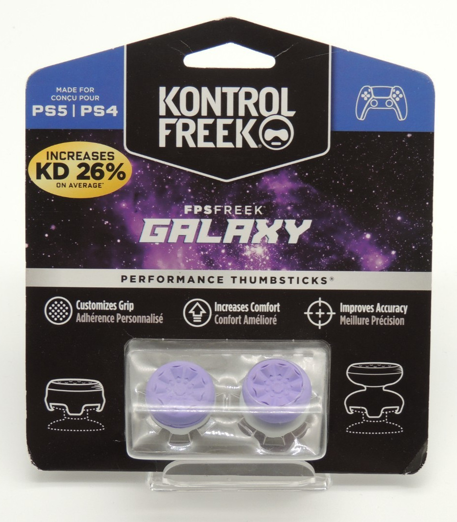 KontrolFreek FPS Freek Galaxy Performance Thumbsticks Purple for PS5/PS4