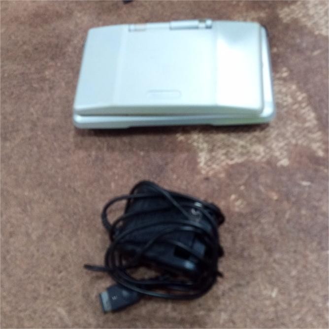 Nintendo DS NTR-001 Console with Charger Battery Died Broken shaft
