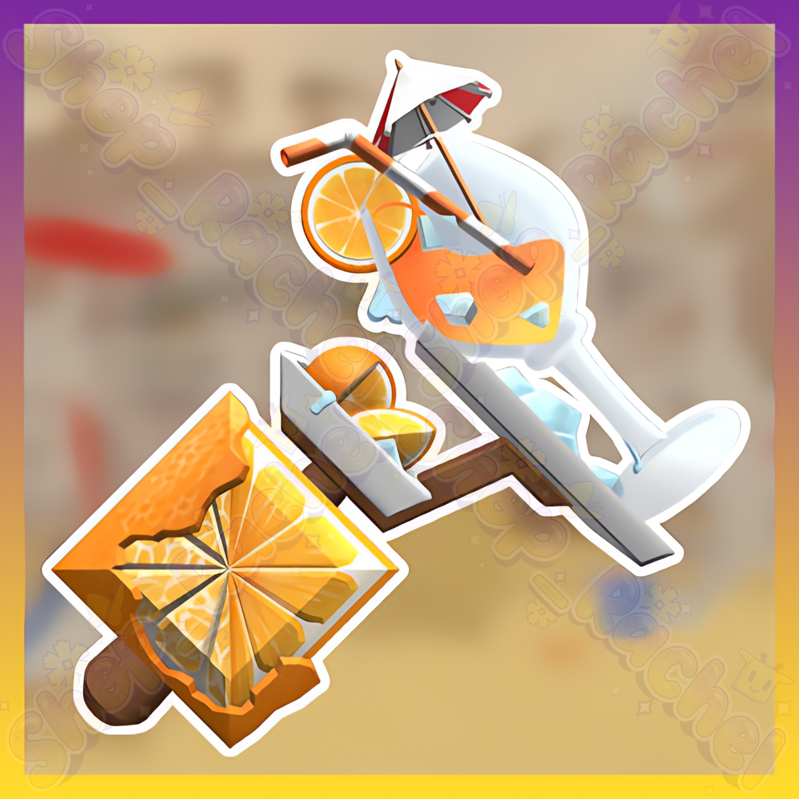 🍊 Orange Mocktail Set – Flee the Facility (FTF) 🍊