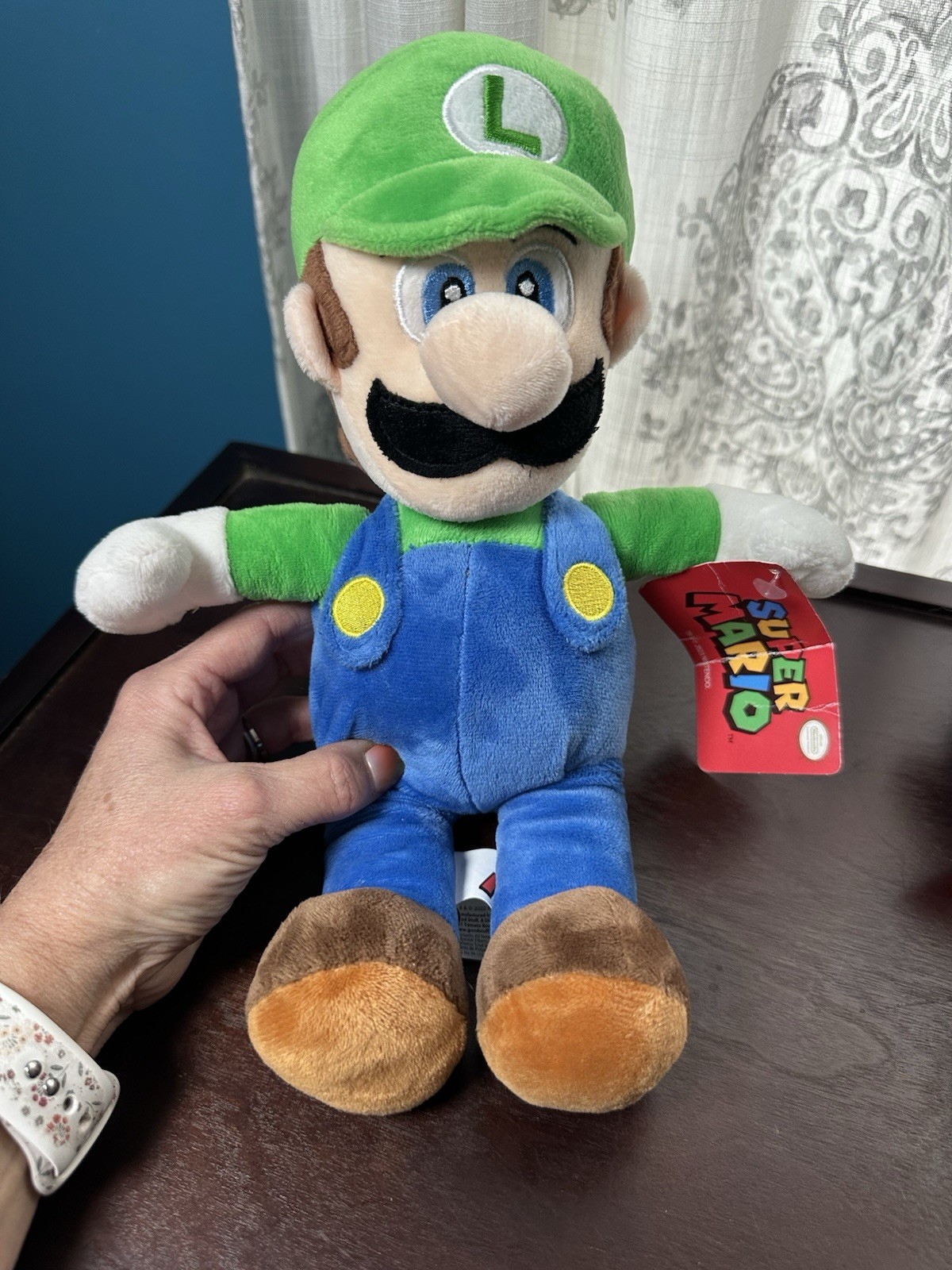 Nintendo Luigi Super Mario Bros. Washable Plush Doll