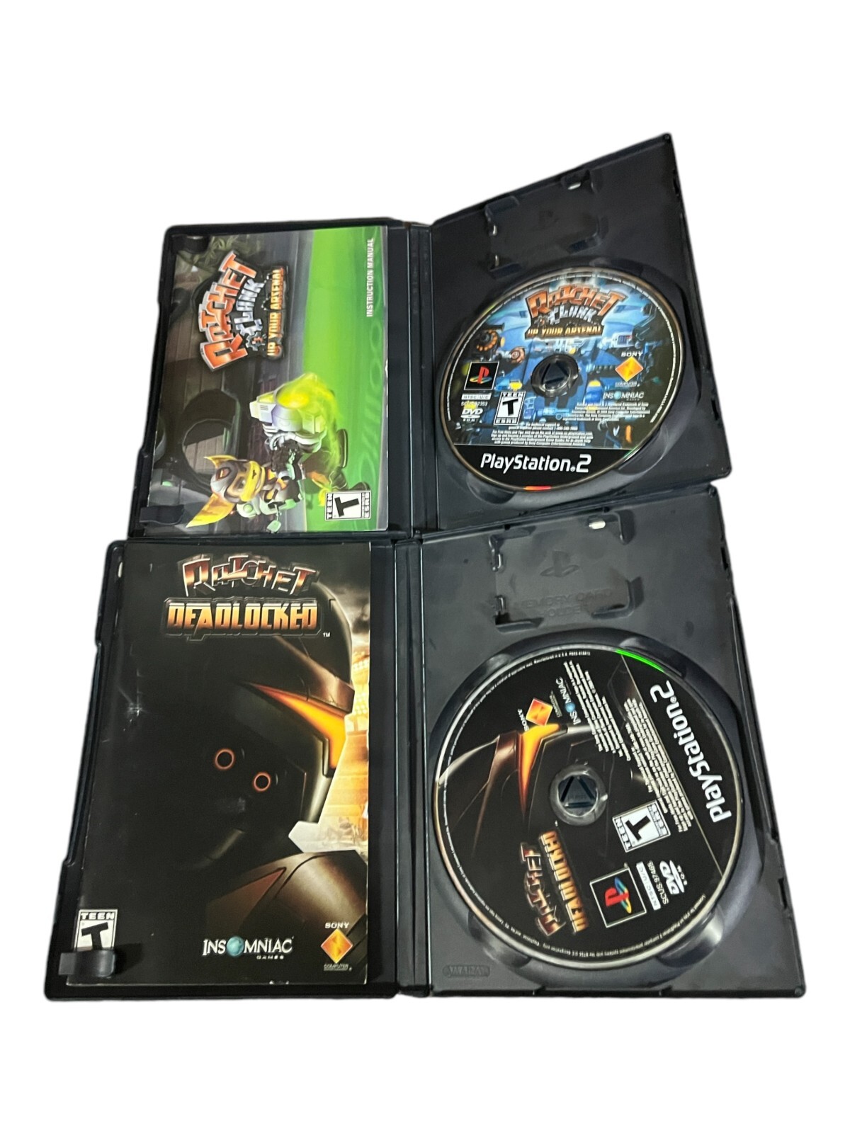 Sony PlayStation 2 PS2 CIB COMPLETE Ratchet & Clank 1 2 3 Deadlocked LOT BL