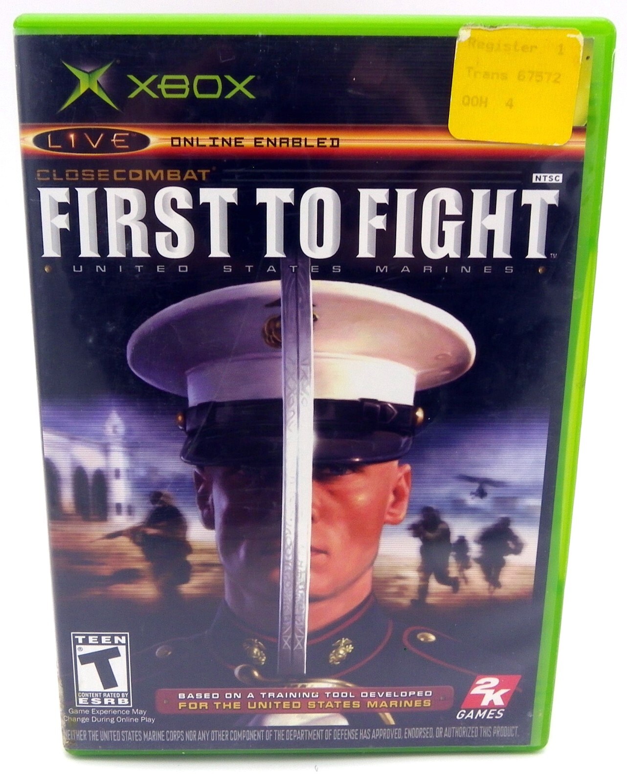 Complete Close Combat: First to Fight United States Marines Microsoft Xbox 2005