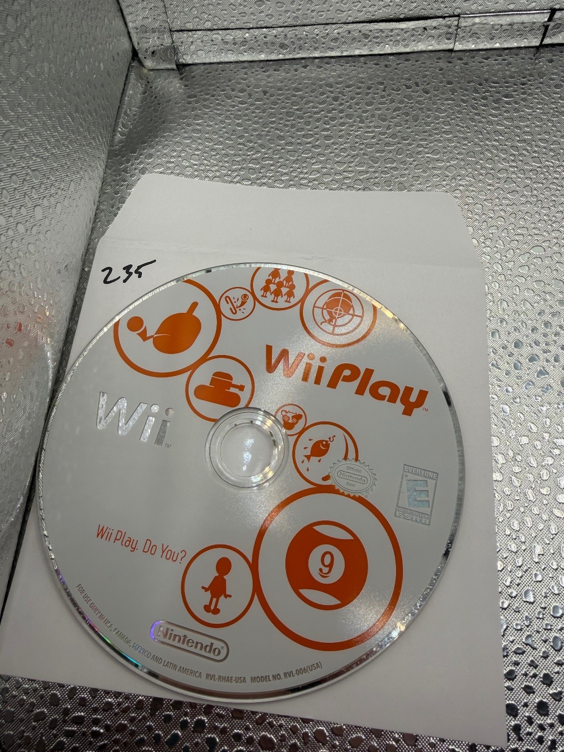Wii Play Nintendo Wii Video Game Mini-Games Multiplayer Family Fun