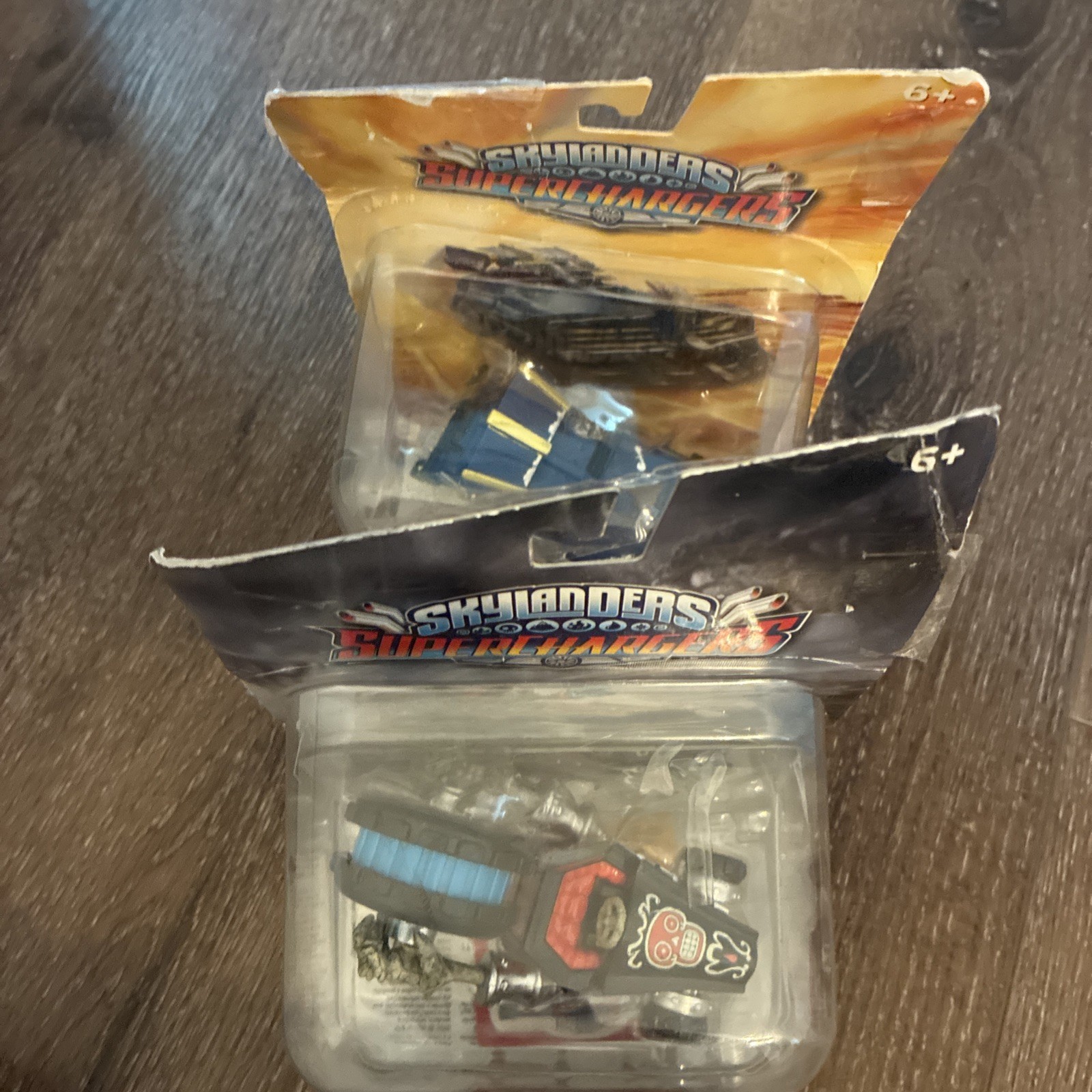 Skylanders Superchargers Toy Vehicles Shield Striker & Crypt Crusher Damaged Box