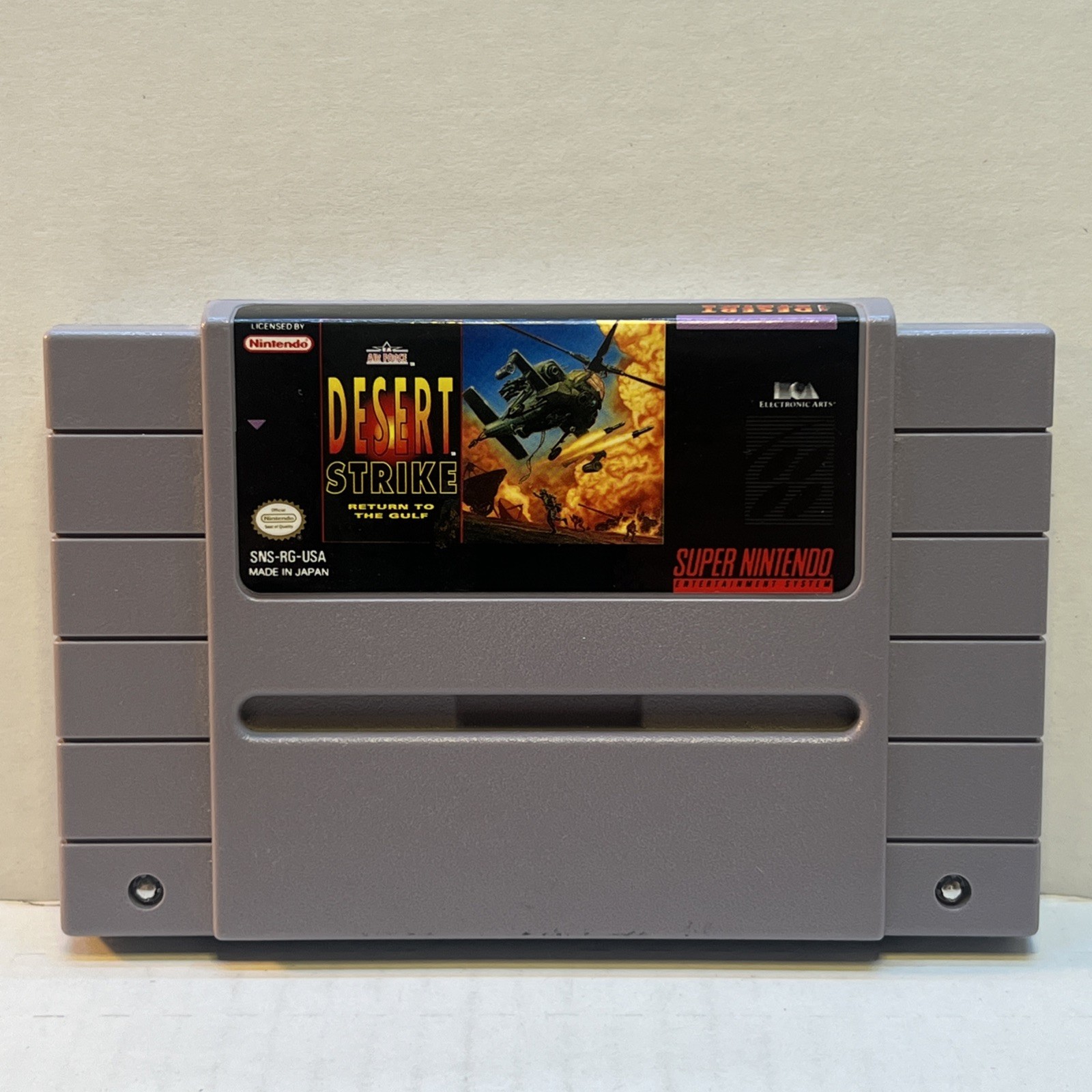 Desert Strike: Return to the Gulf SNES (Super Nintendo, 1992) Free Shipping